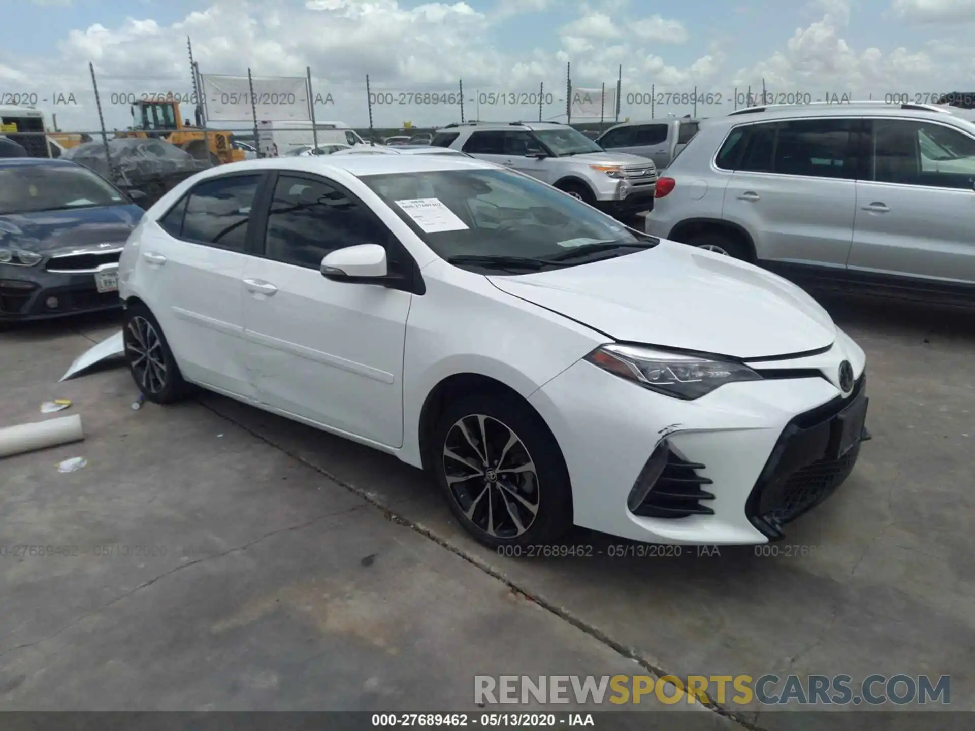 1 Photograph of a damaged car 5YFBURHE4KP890187 TOYOTA COROLLA 2019