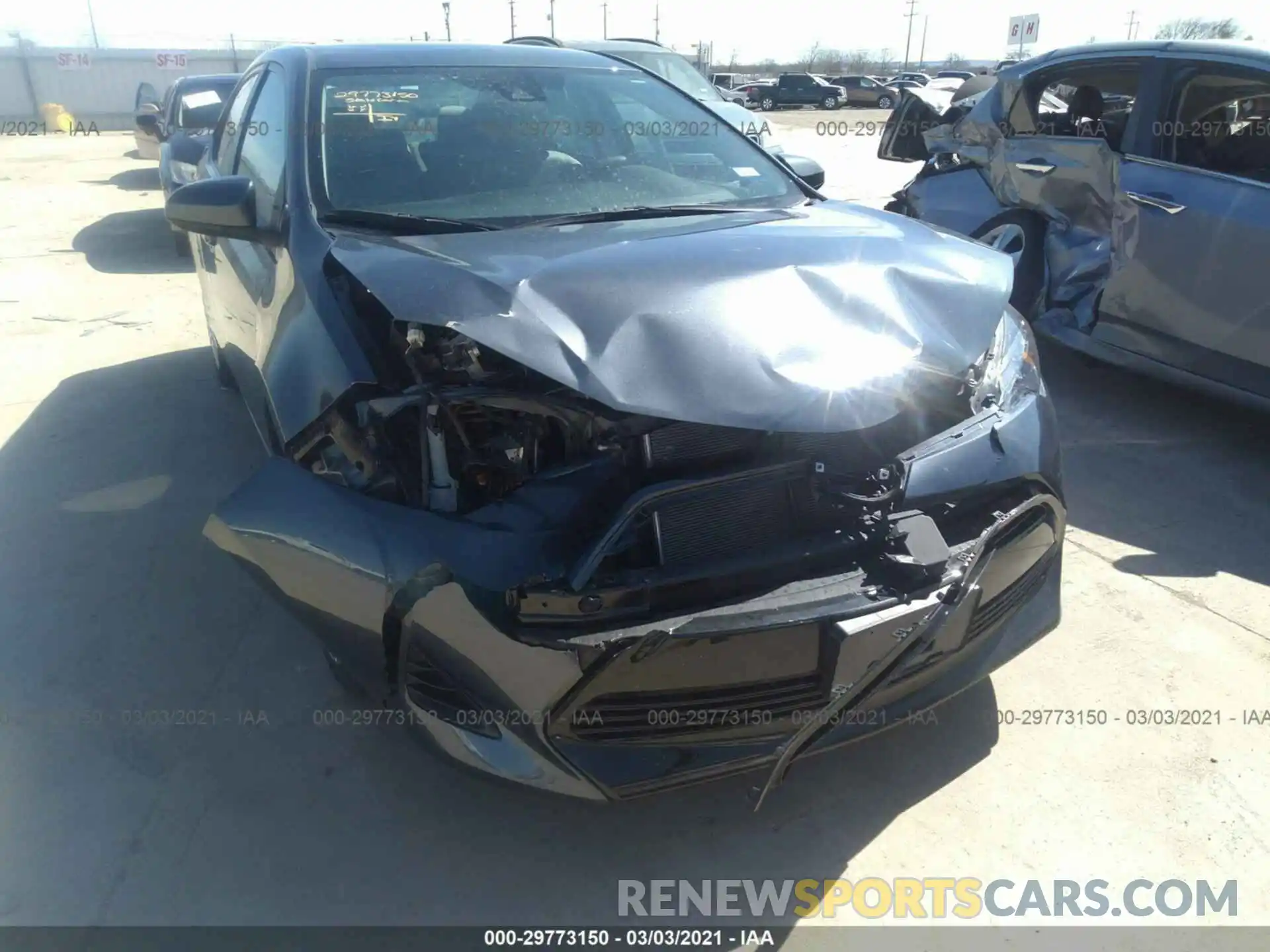 6 Photograph of a damaged car 5YFBURHE4KP890433 TOYOTA COROLLA 2019