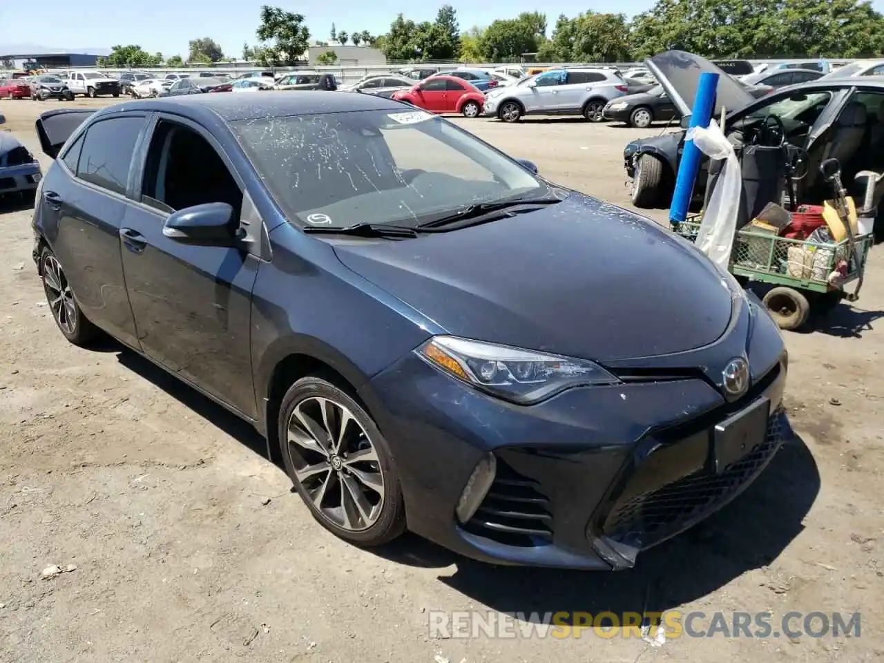 1 Photograph of a damaged car 5YFBURHE4KP890478 TOYOTA COROLLA 2019