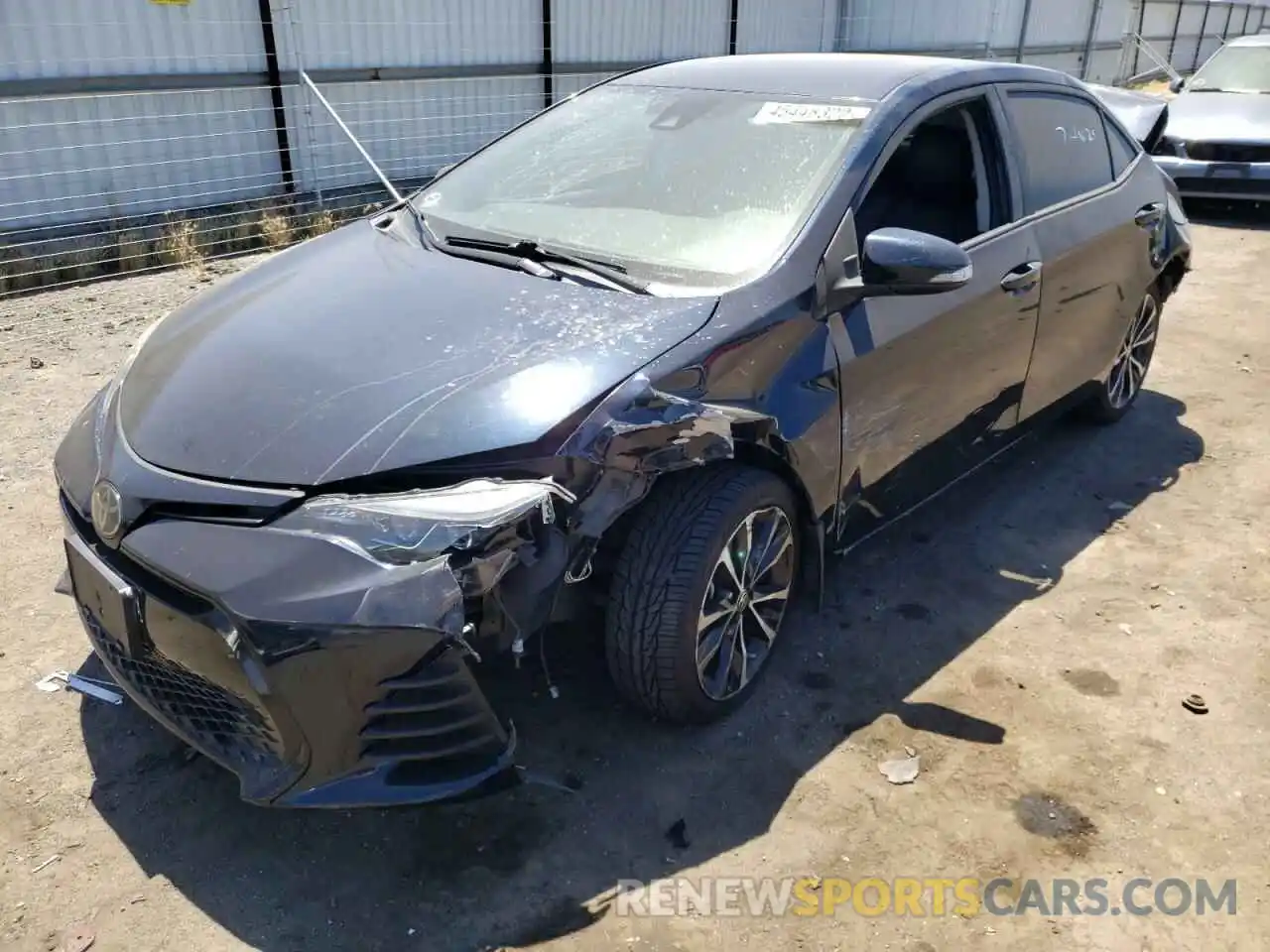 2 Photograph of a damaged car 5YFBURHE4KP890478 TOYOTA COROLLA 2019