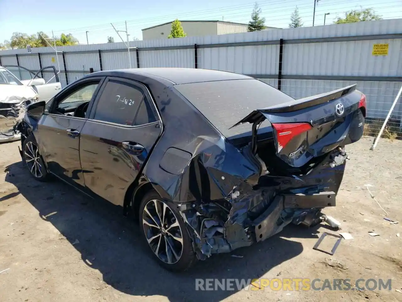 3 Photograph of a damaged car 5YFBURHE4KP890478 TOYOTA COROLLA 2019