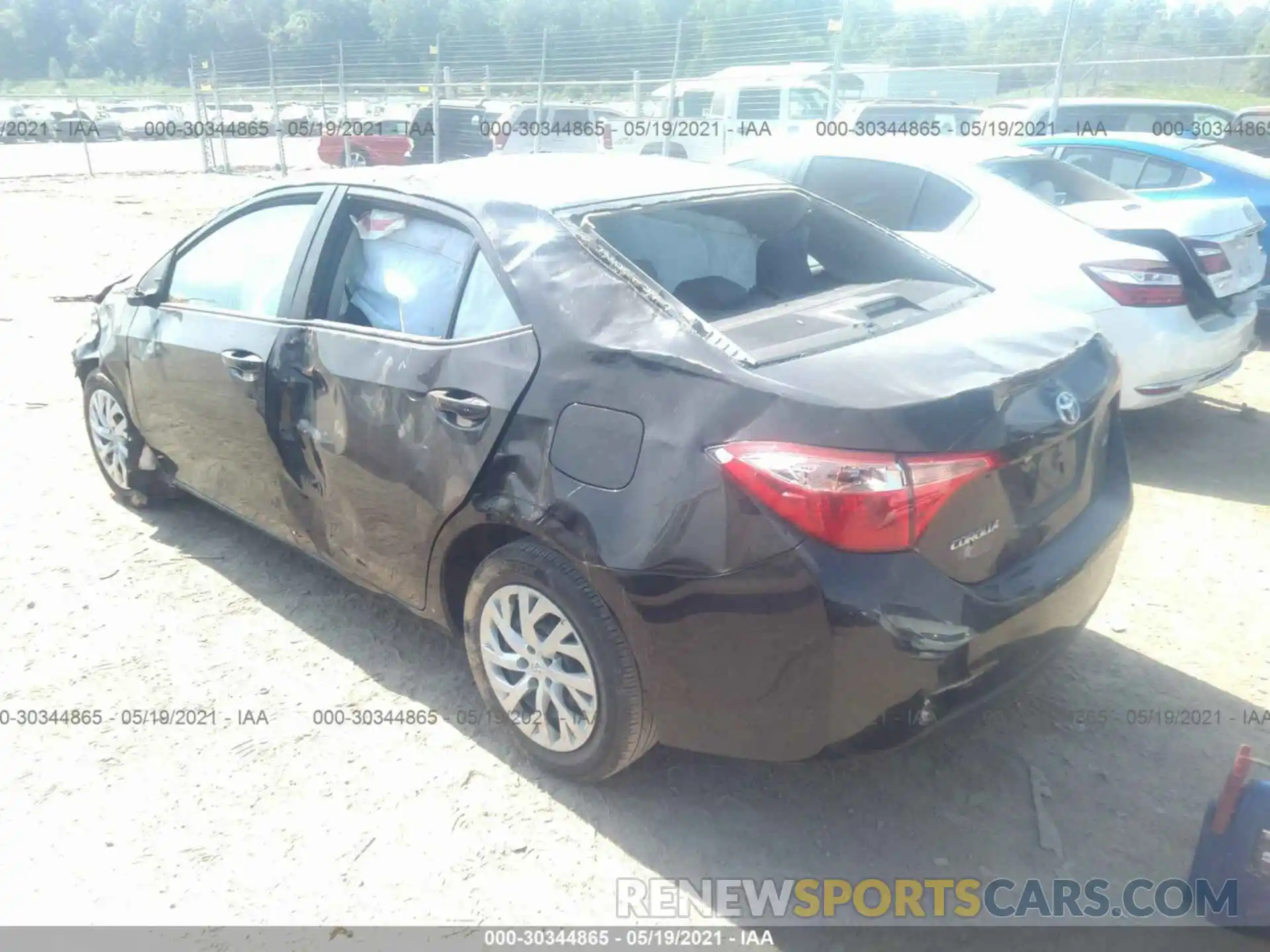 3 Photograph of a damaged car 5YFBURHE4KP890979 TOYOTA COROLLA 2019