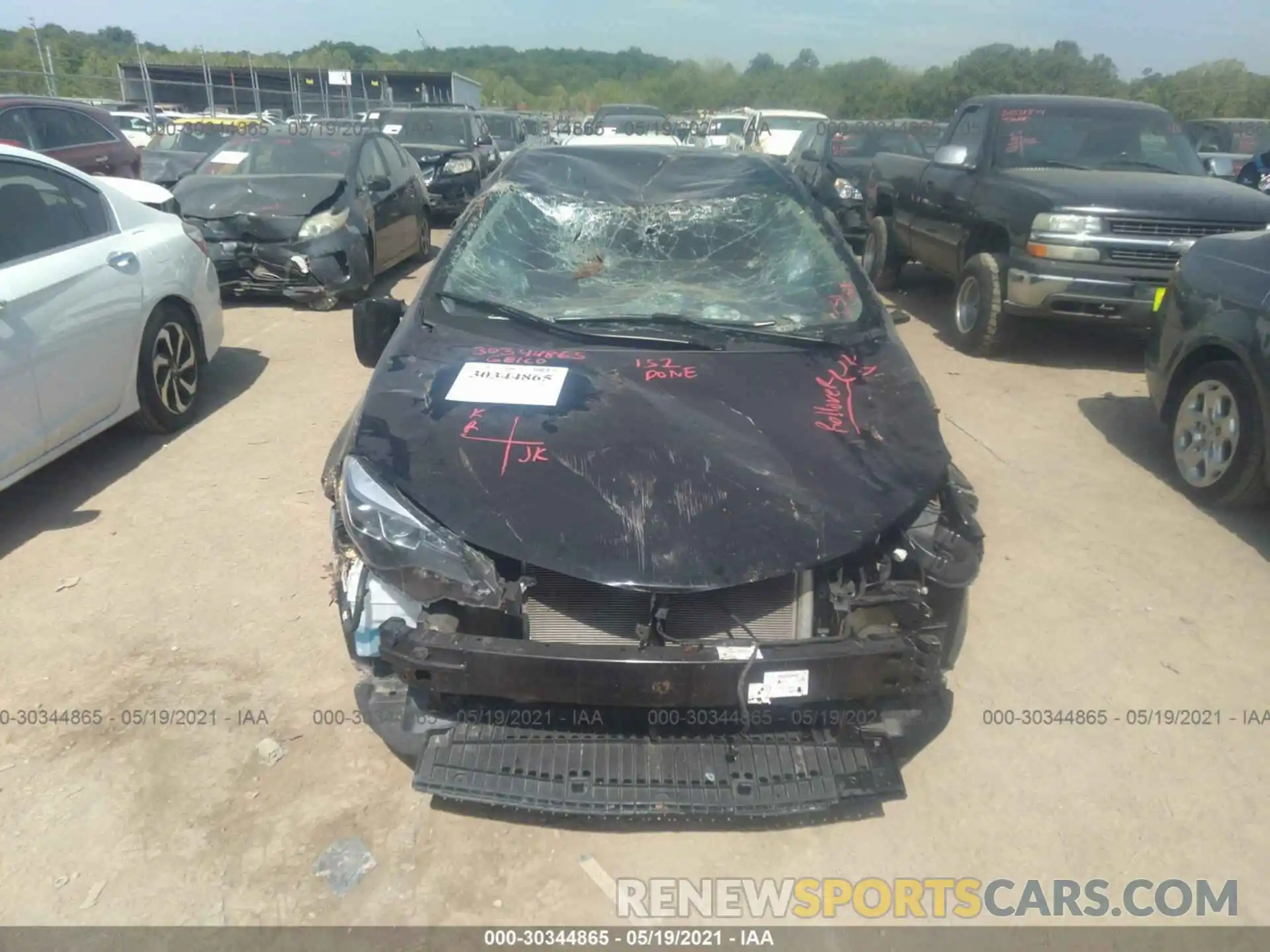 6 Photograph of a damaged car 5YFBURHE4KP890979 TOYOTA COROLLA 2019