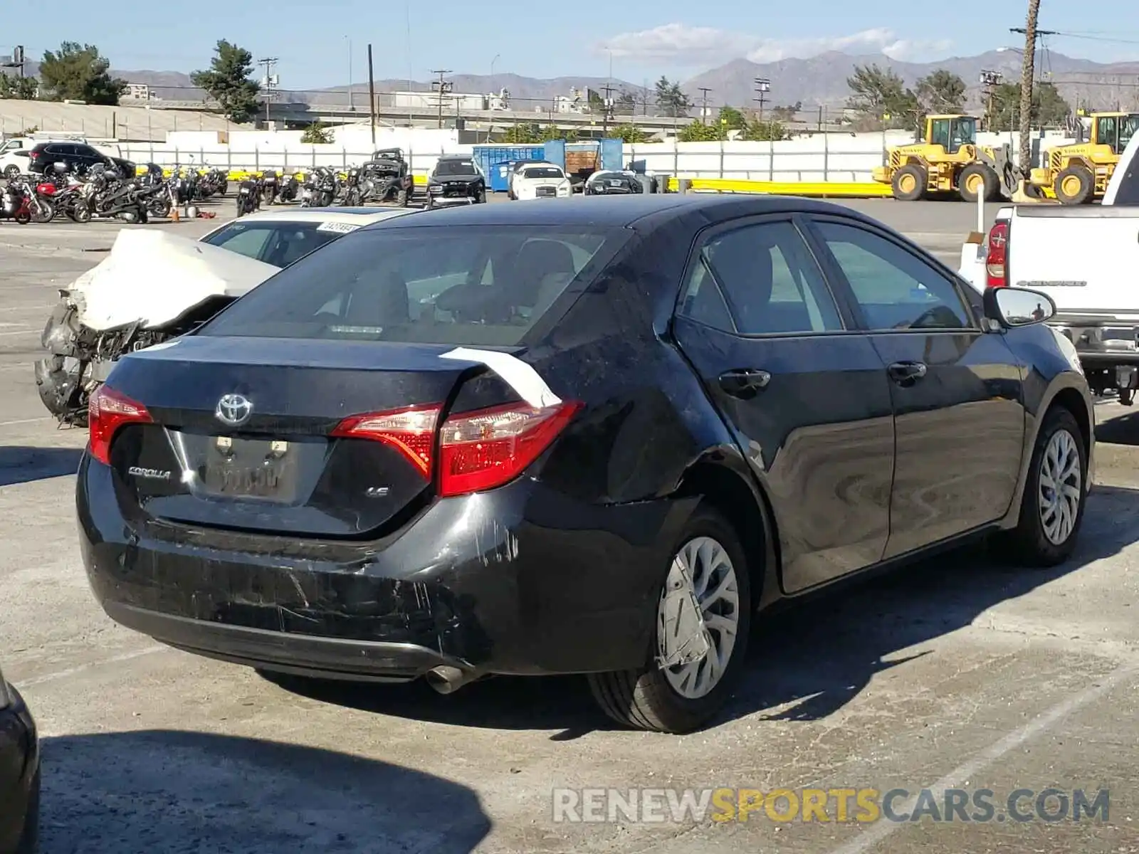 4 Photograph of a damaged car 5YFBURHE4KP891291 TOYOTA COROLLA 2019