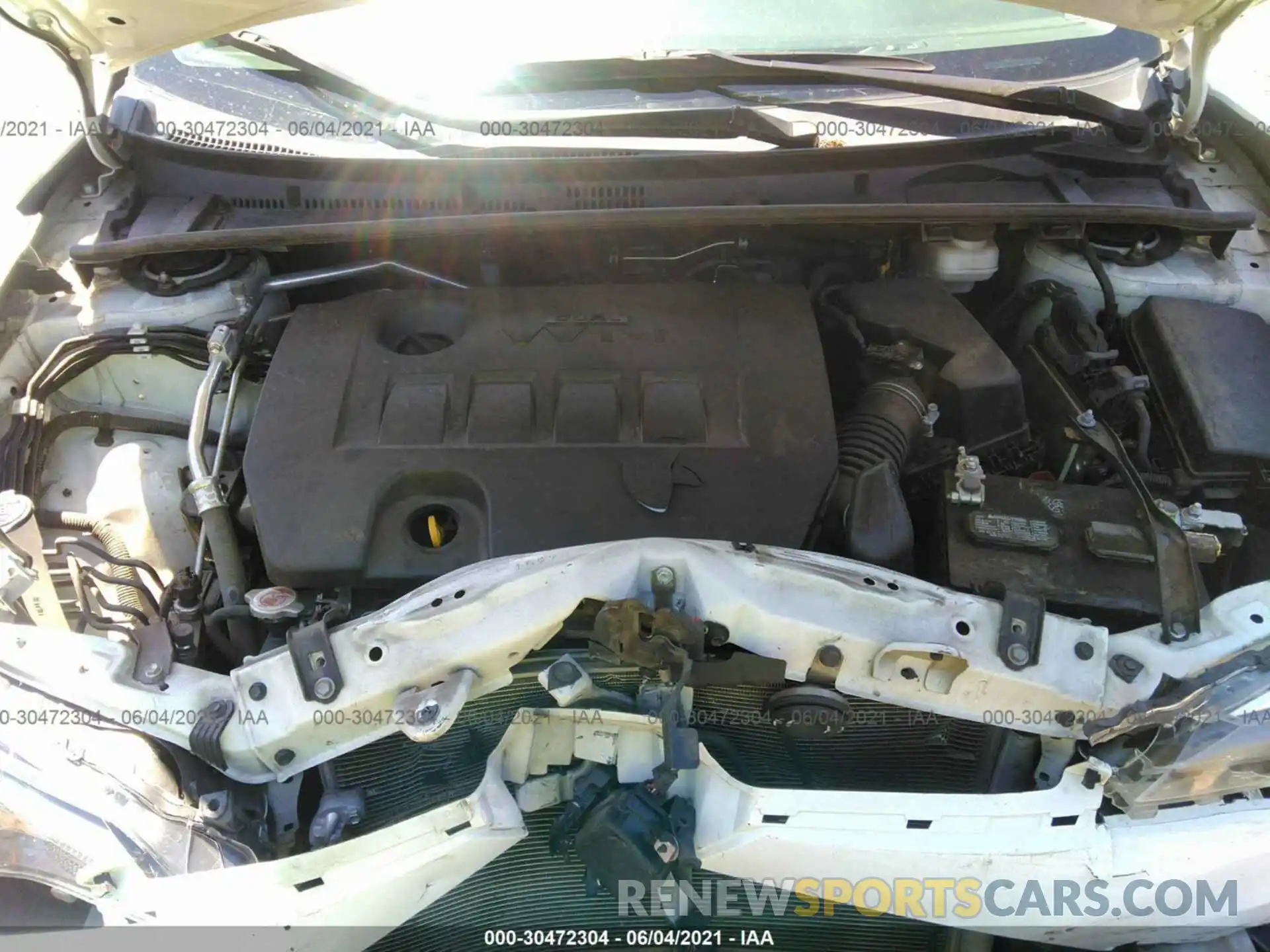 10 Photograph of a damaged car 5YFBURHE4KP891324 TOYOTA COROLLA 2019