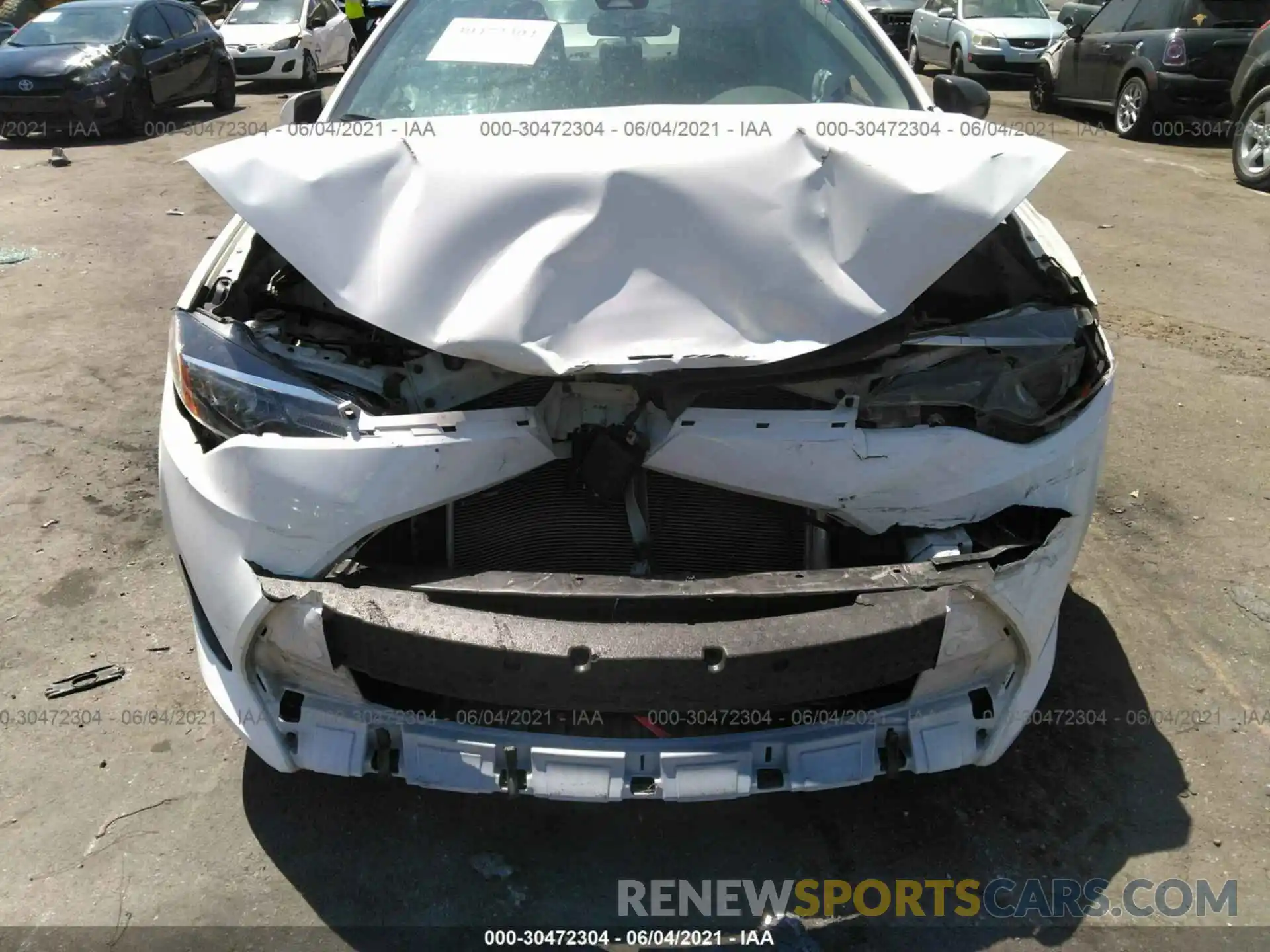 6 Photograph of a damaged car 5YFBURHE4KP891324 TOYOTA COROLLA 2019