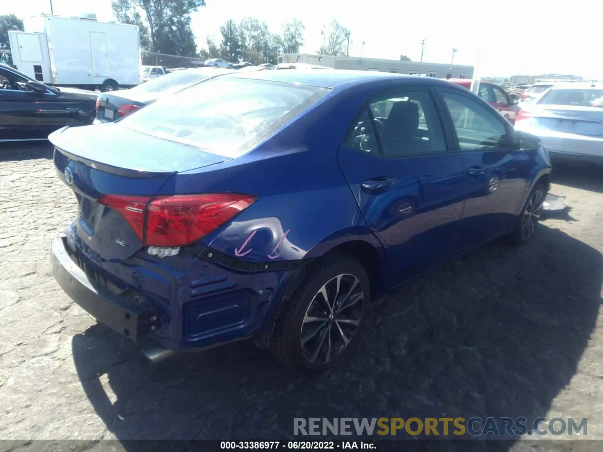 4 Photograph of a damaged car 5YFBURHE4KP892070 TOYOTA COROLLA 2019