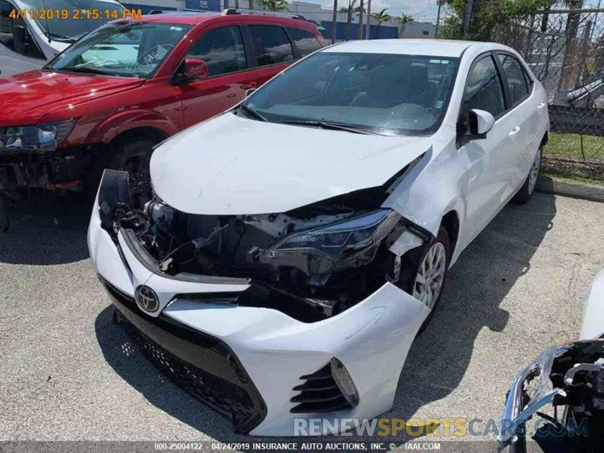 13 Photograph of a damaged car 5YFBURHE4KP892179 TOYOTA COROLLA 2019