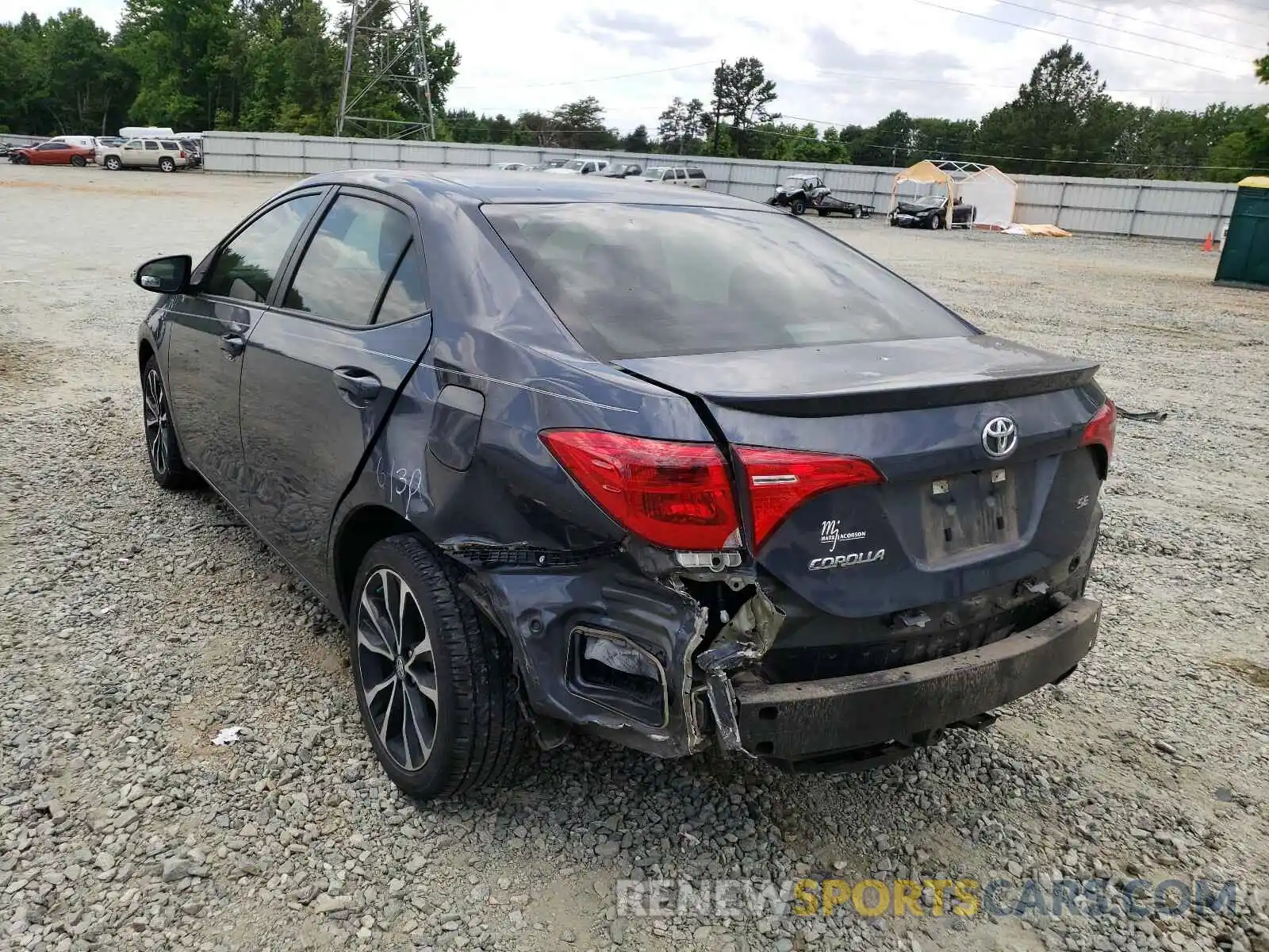 3 Photograph of a damaged car 5YFBURHE4KP892196 TOYOTA COROLLA 2019