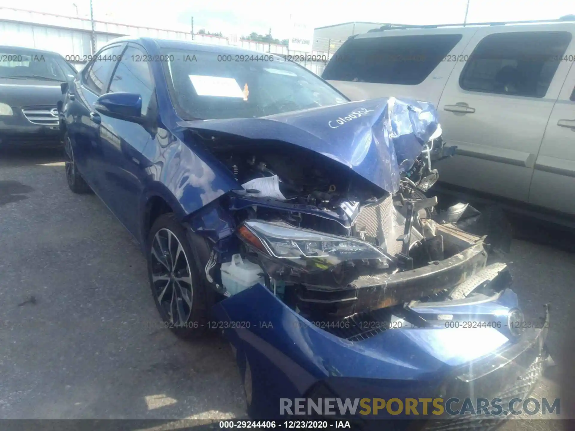 1 Photograph of a damaged car 5YFBURHE4KP892358 TOYOTA COROLLA 2019