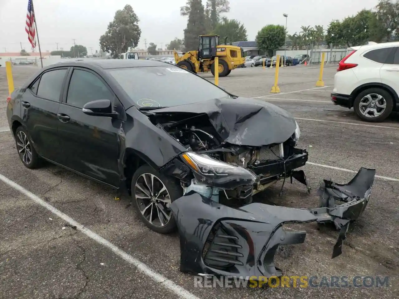 1 Photograph of a damaged car 5YFBURHE4KP892960 TOYOTA COROLLA 2019