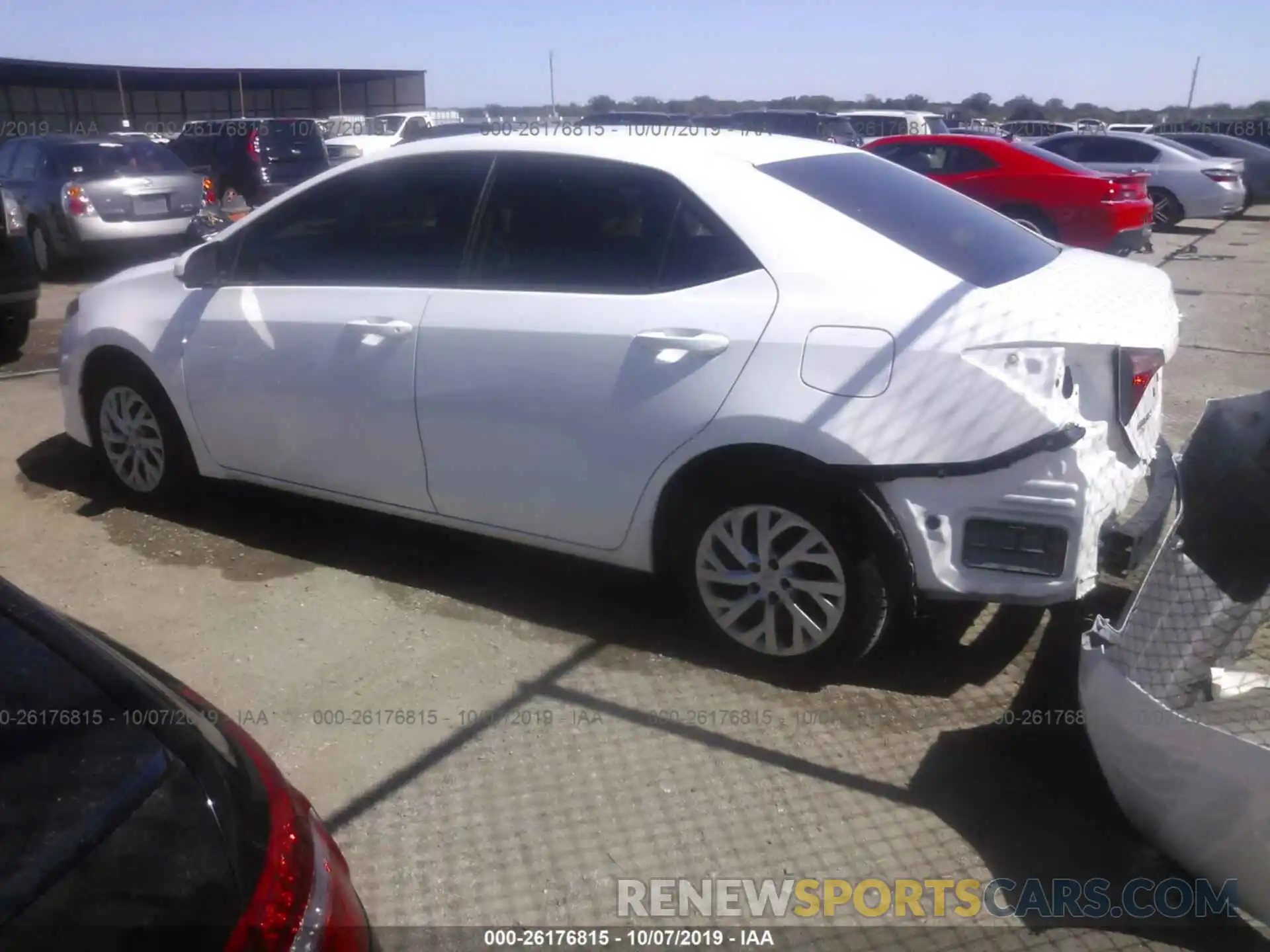 3 Photograph of a damaged car 5YFBURHE4KP893011 TOYOTA COROLLA 2019