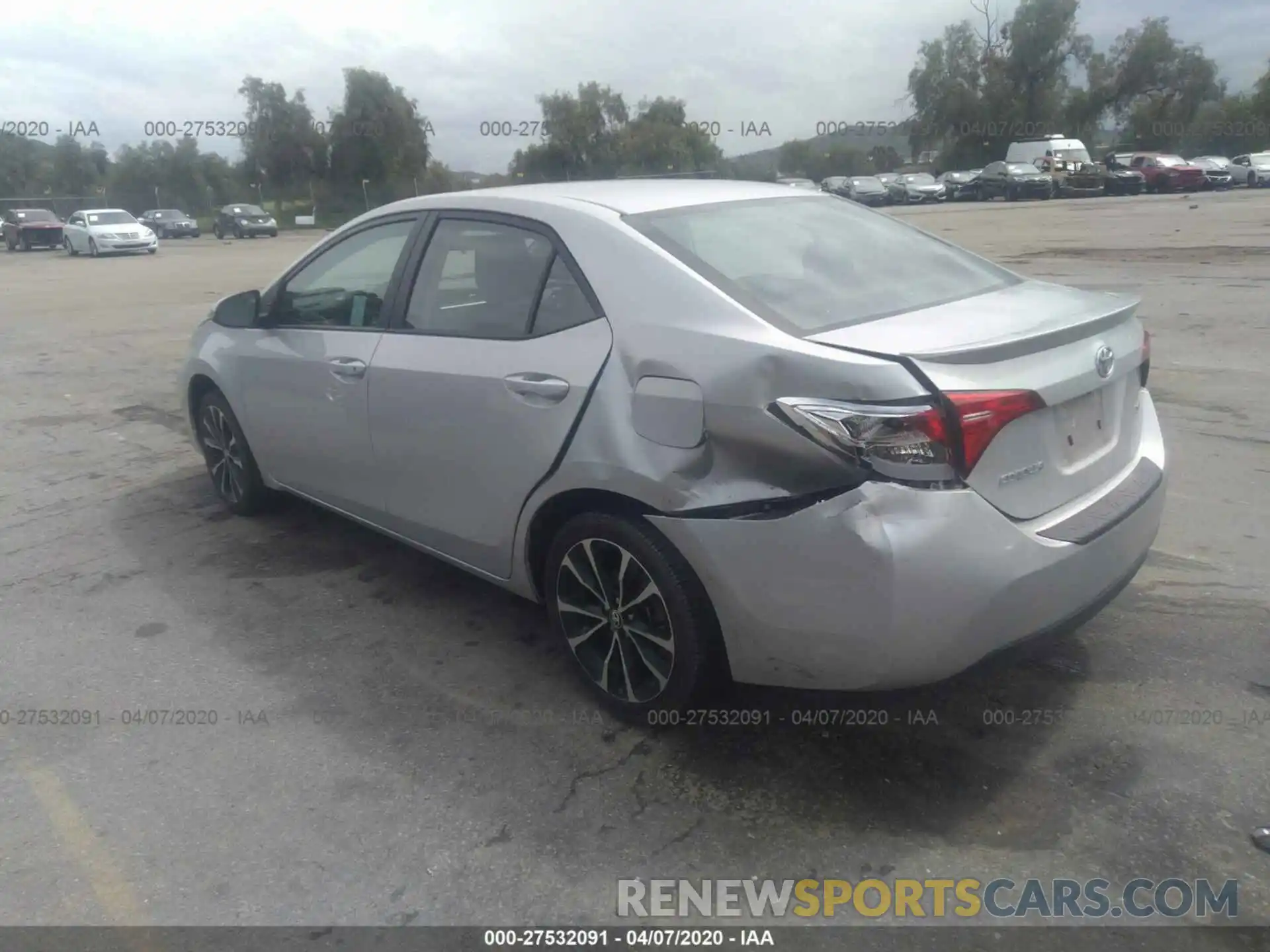 3 Photograph of a damaged car 5YFBURHE4KP893106 TOYOTA COROLLA 2019