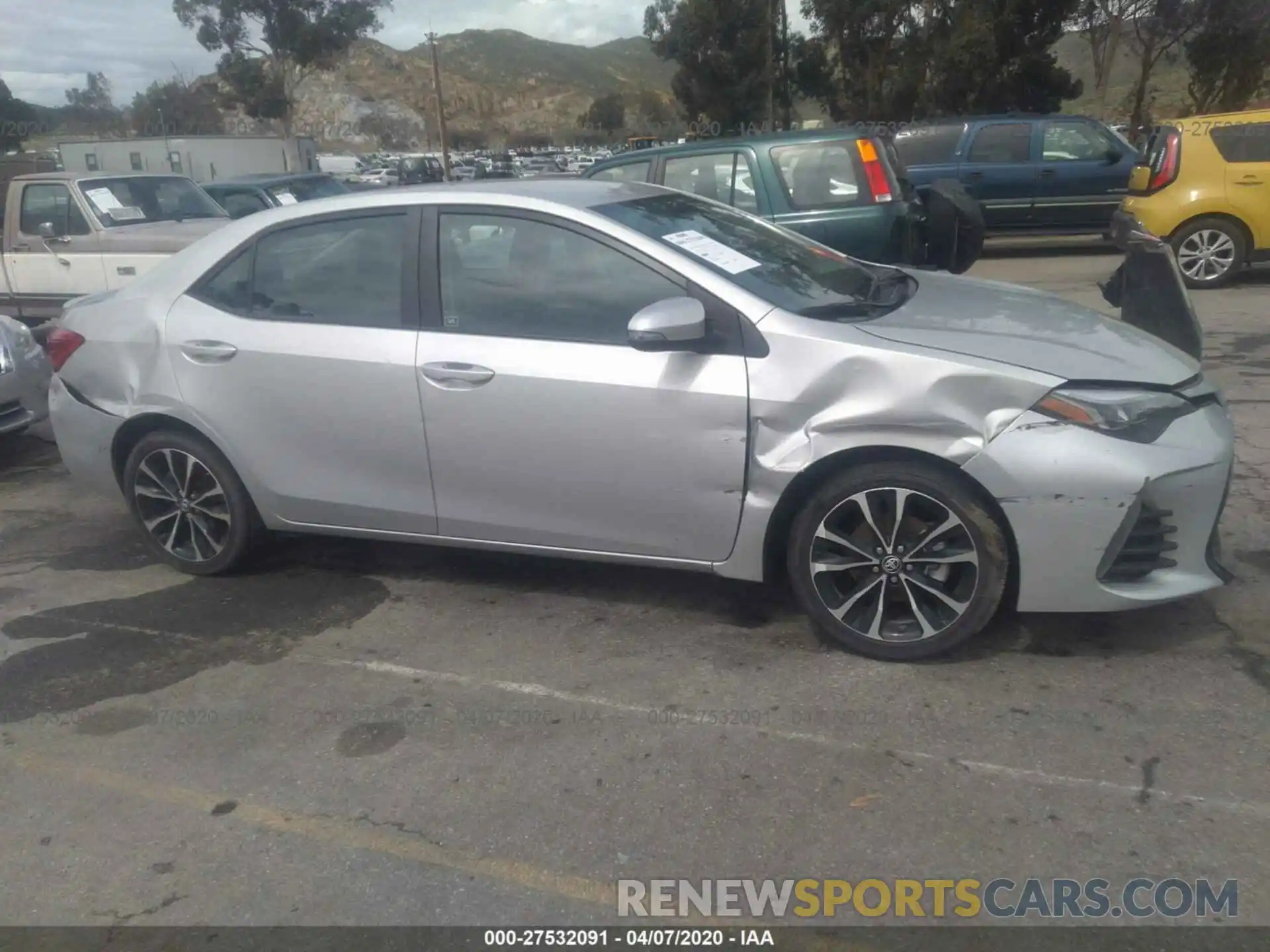 6 Photograph of a damaged car 5YFBURHE4KP893106 TOYOTA COROLLA 2019