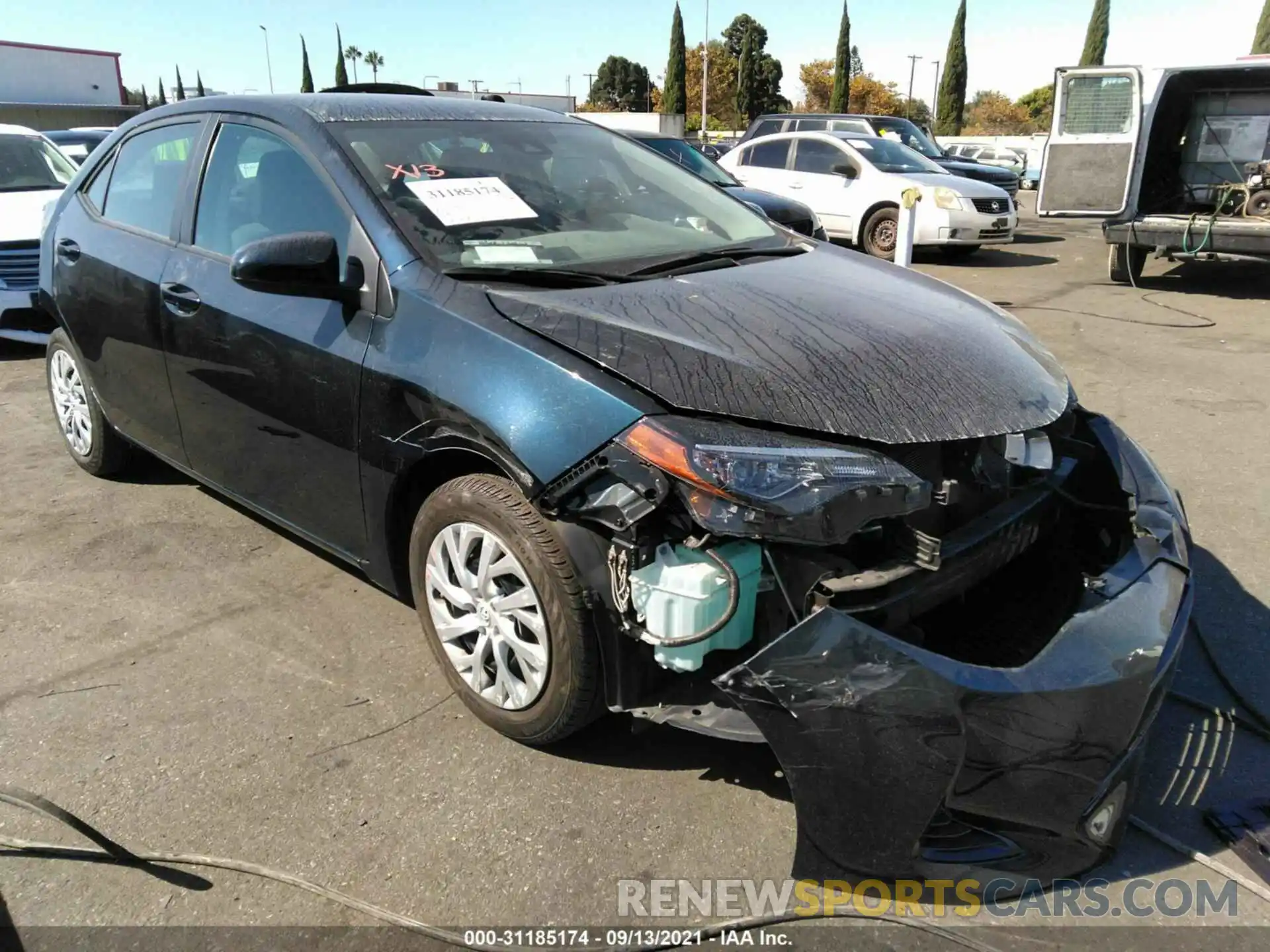 1 Photograph of a damaged car 5YFBURHE4KP893414 TOYOTA COROLLA 2019