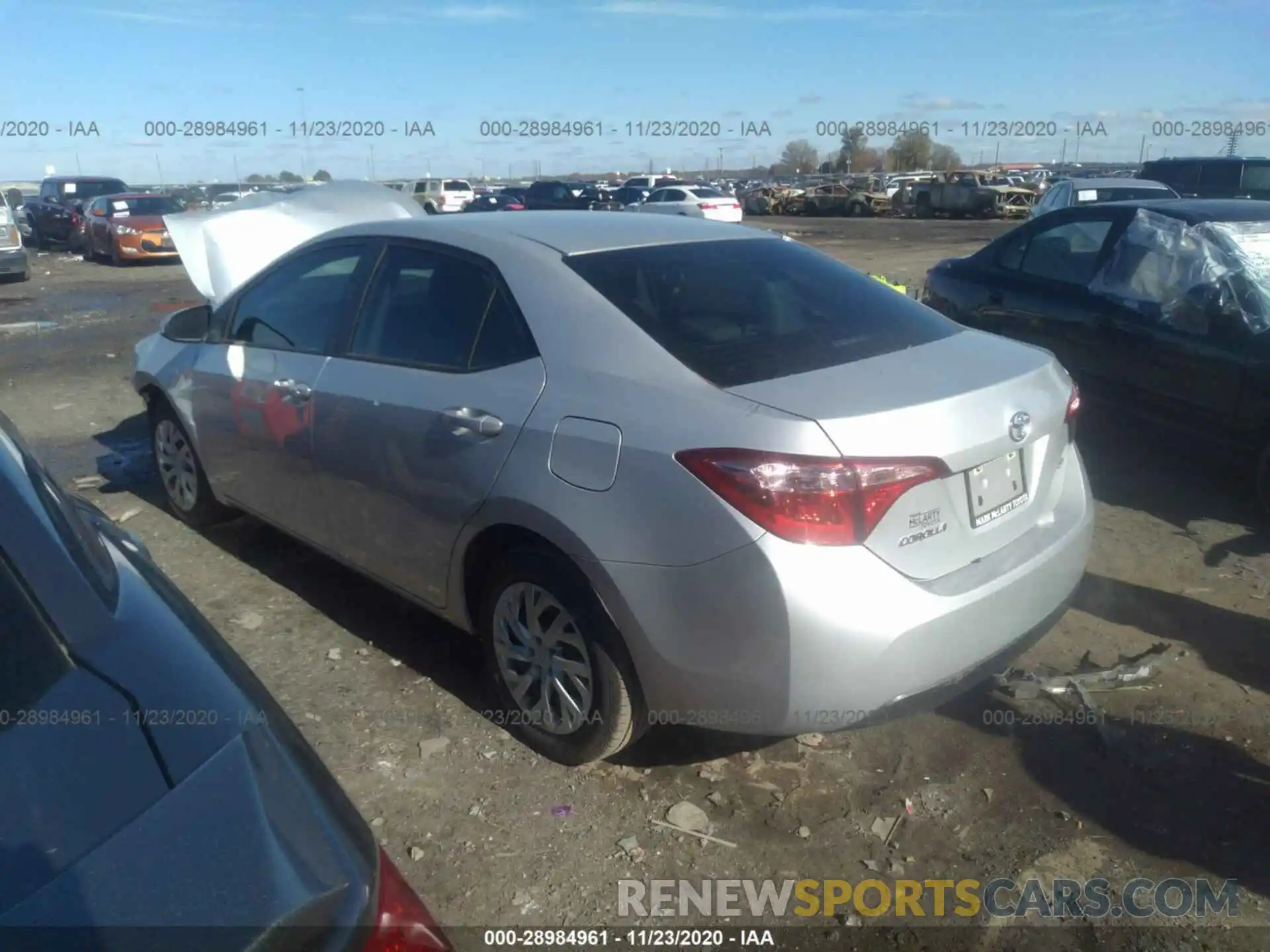 3 Photograph of a damaged car 5YFBURHE4KP893557 TOYOTA COROLLA 2019