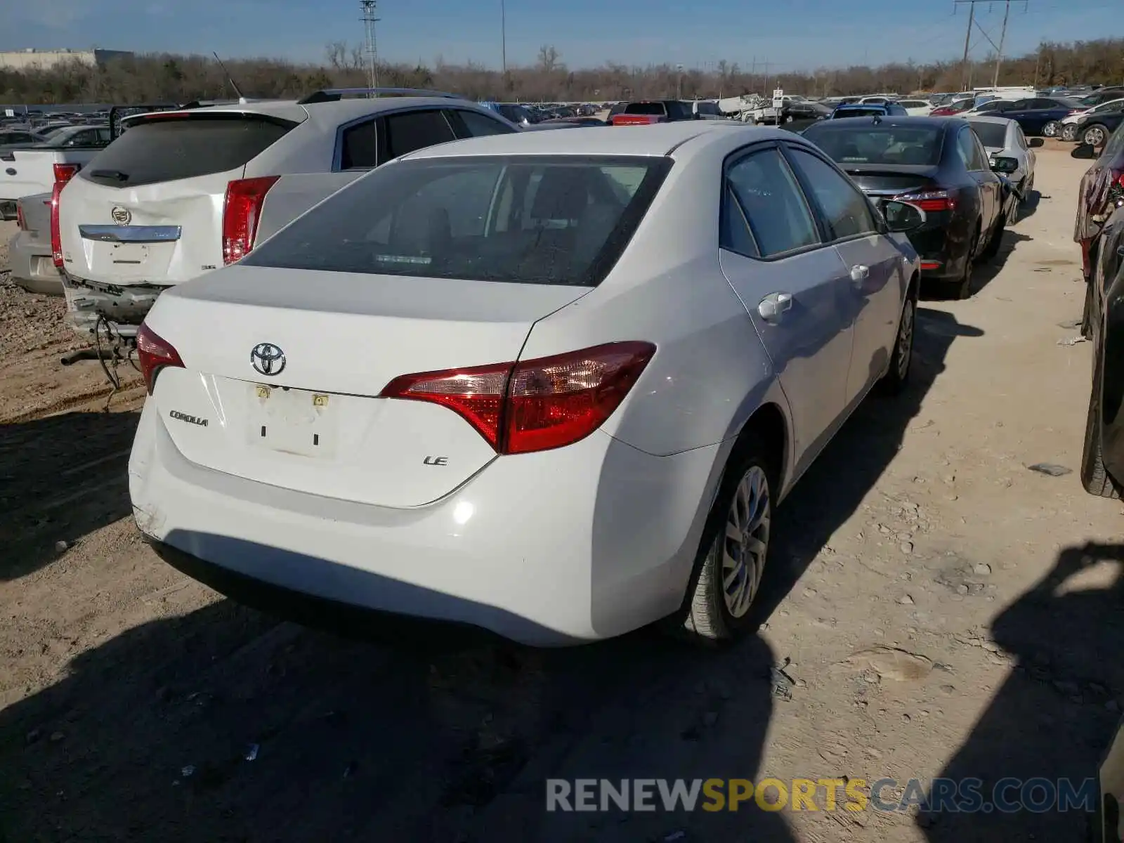 4 Photograph of a damaged car 5YFBURHE4KP893901 TOYOTA COROLLA 2019