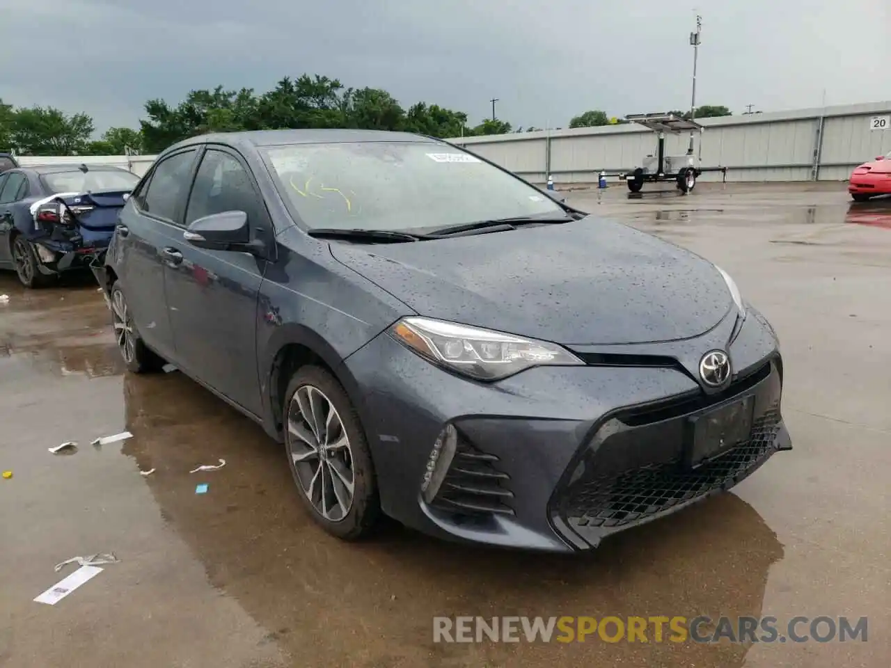 1 Photograph of a damaged car 5YFBURHE4KP894059 TOYOTA COROLLA 2019