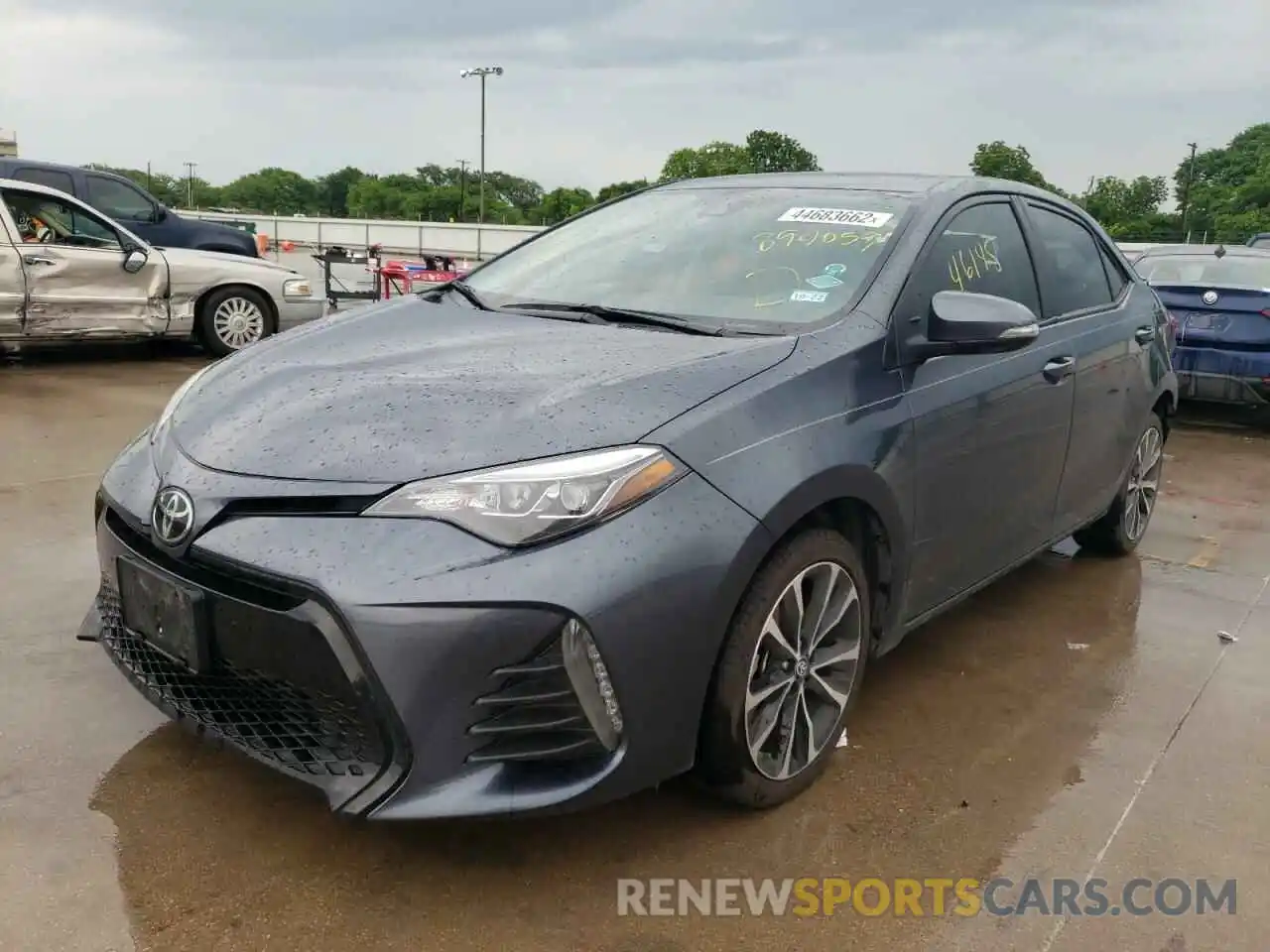 2 Photograph of a damaged car 5YFBURHE4KP894059 TOYOTA COROLLA 2019