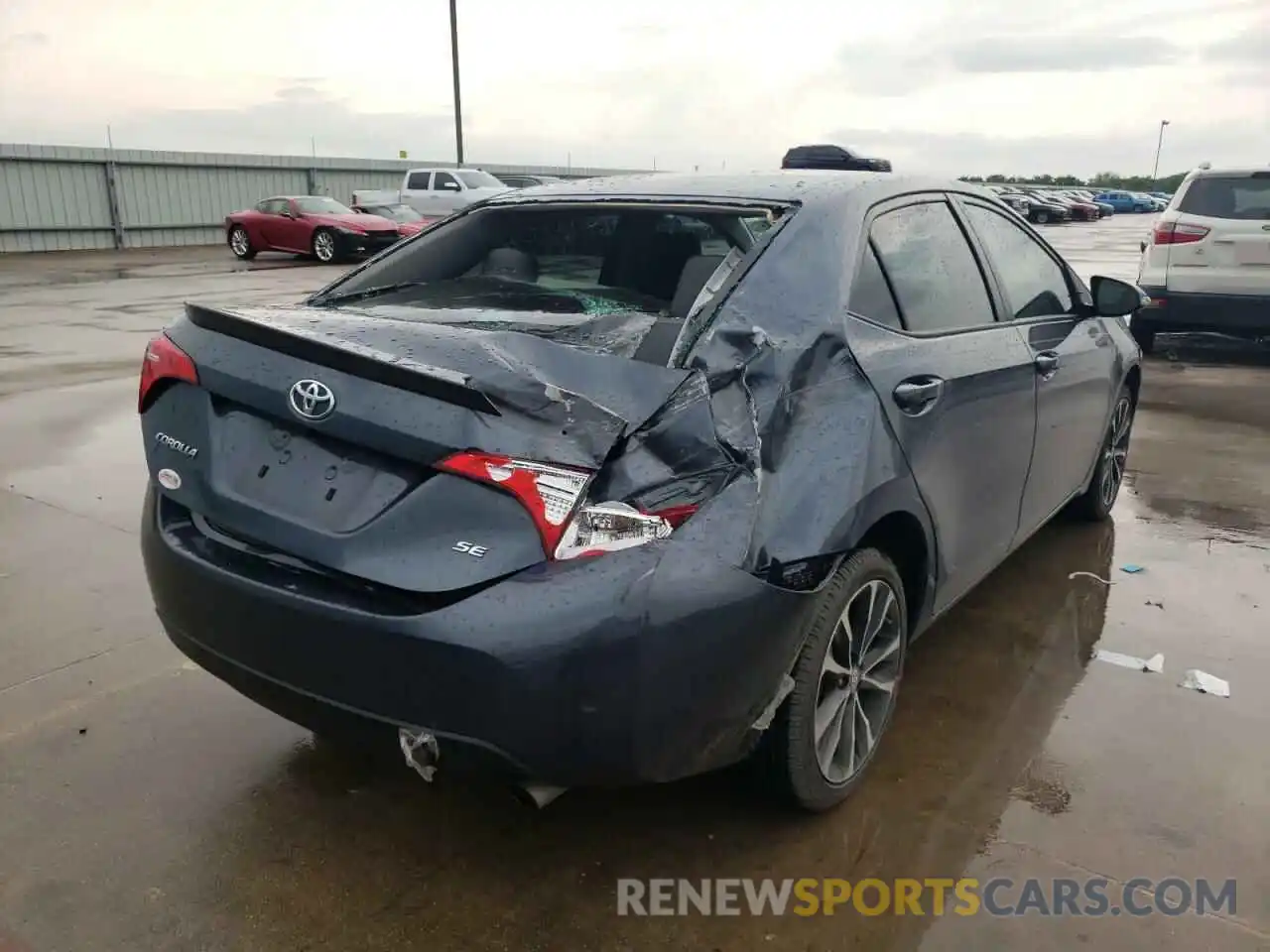 4 Photograph of a damaged car 5YFBURHE4KP894059 TOYOTA COROLLA 2019