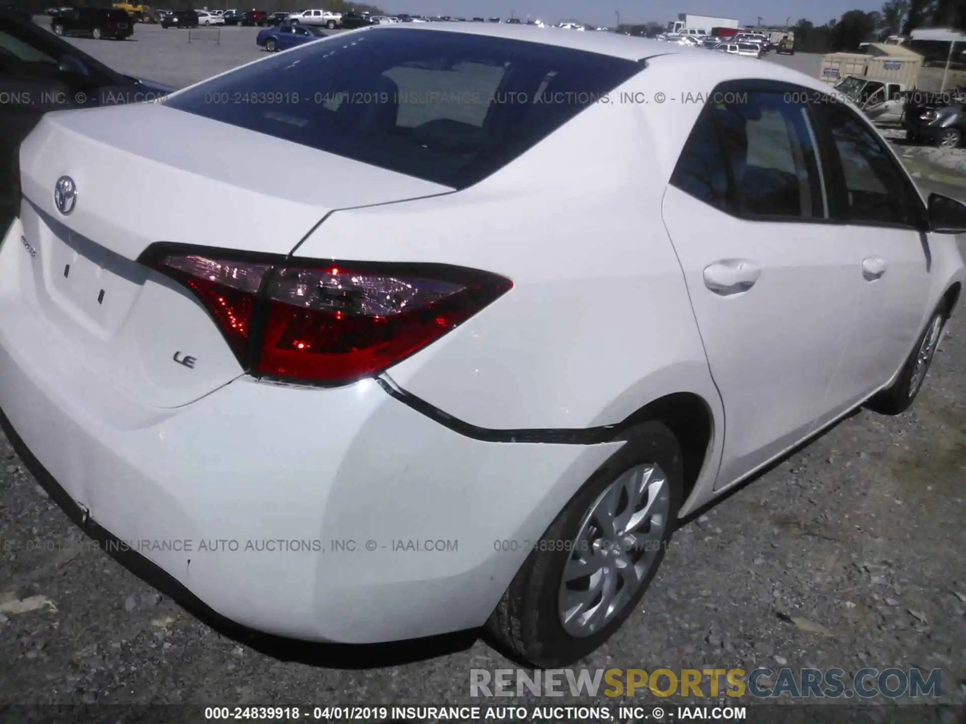 6 Photograph of a damaged car 5YFBURHE4KP894191 TOYOTA COROLLA 2019