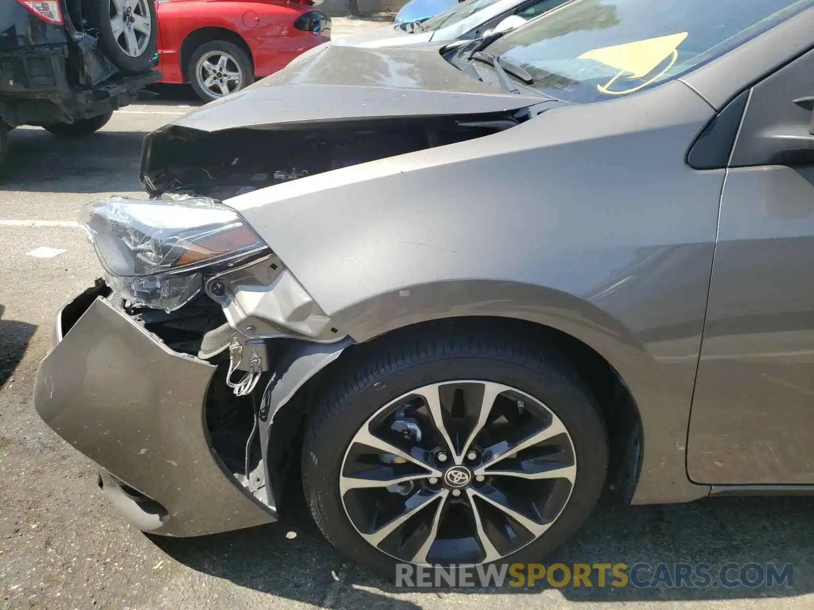 9 Photograph of a damaged car 5YFBURHE4KP894238 TOYOTA COROLLA 2019