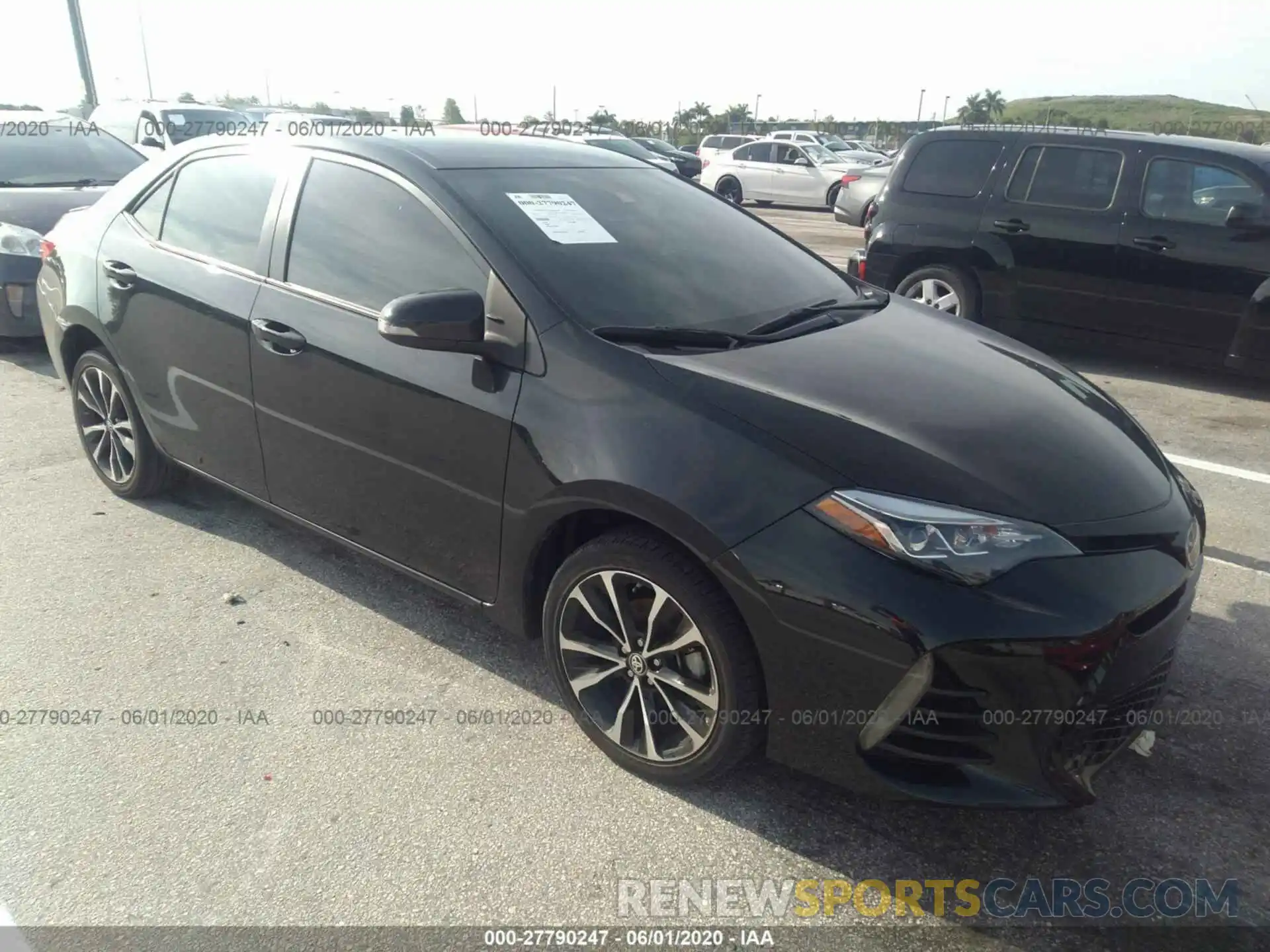 1 Photograph of a damaged car 5YFBURHE4KP894532 TOYOTA COROLLA 2019