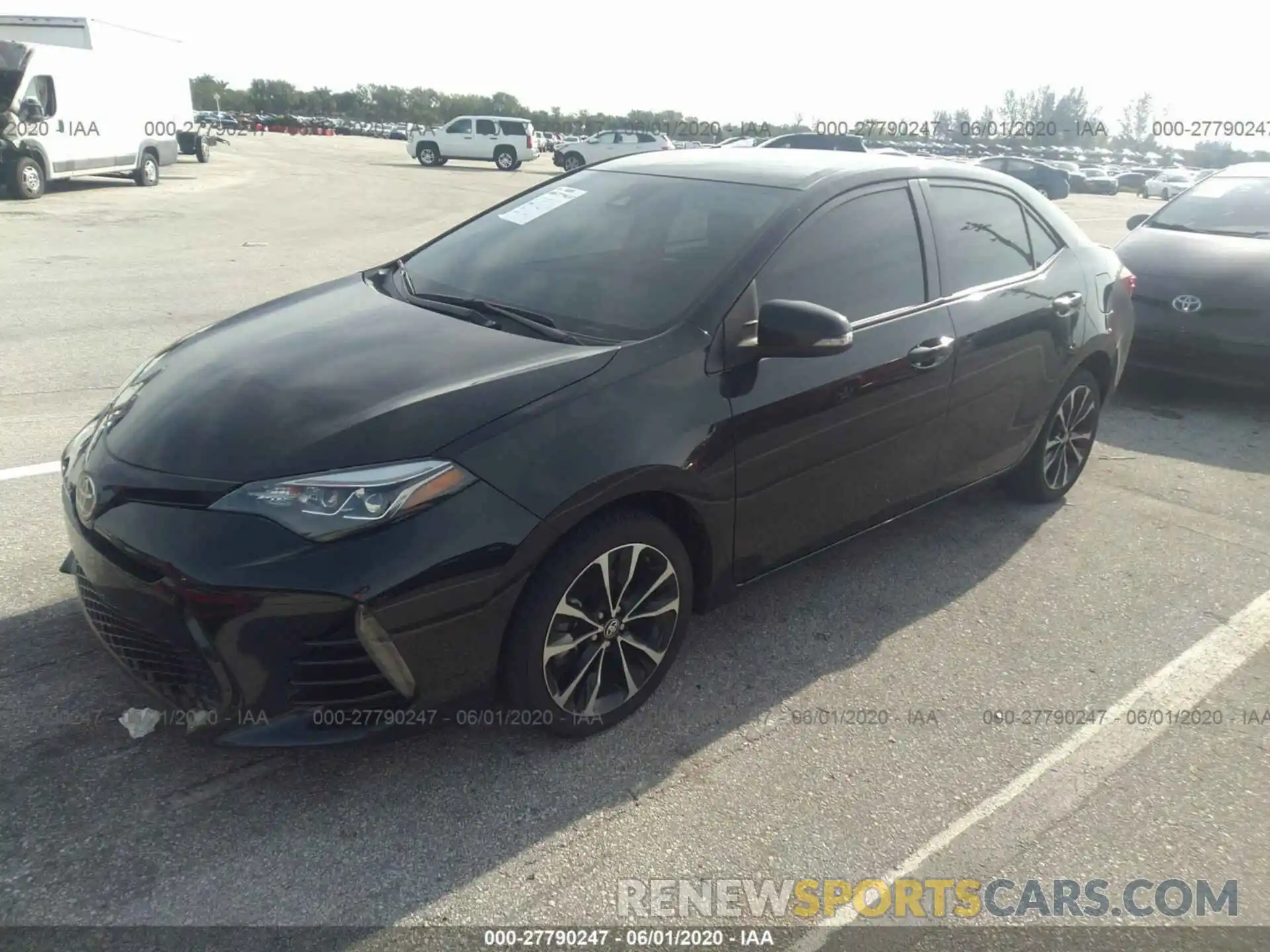 2 Photograph of a damaged car 5YFBURHE4KP894532 TOYOTA COROLLA 2019