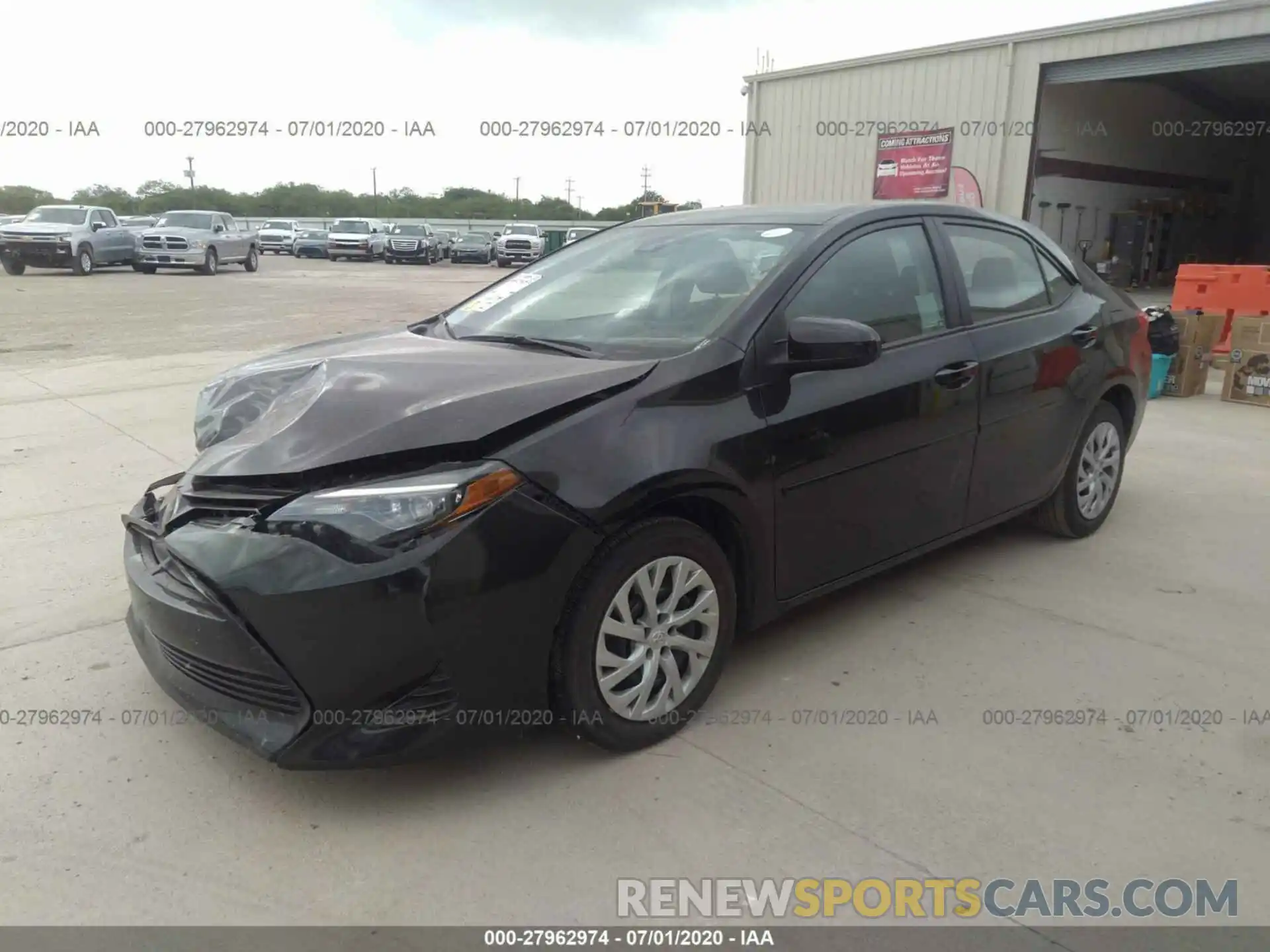 2 Photograph of a damaged car 5YFBURHE4KP894563 TOYOTA COROLLA 2019