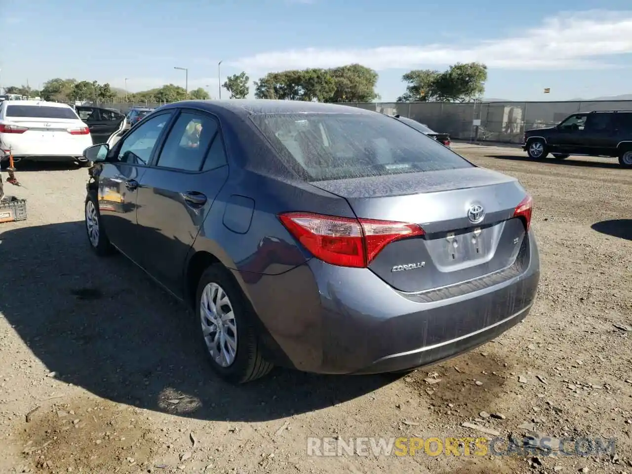 3 Photograph of a damaged car 5YFBURHE4KP894580 TOYOTA COROLLA 2019