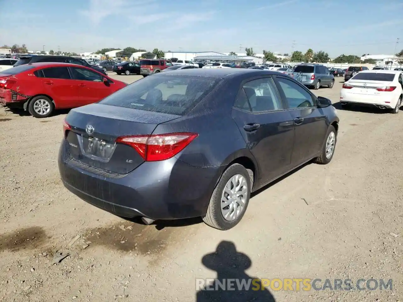 4 Photograph of a damaged car 5YFBURHE4KP894580 TOYOTA COROLLA 2019