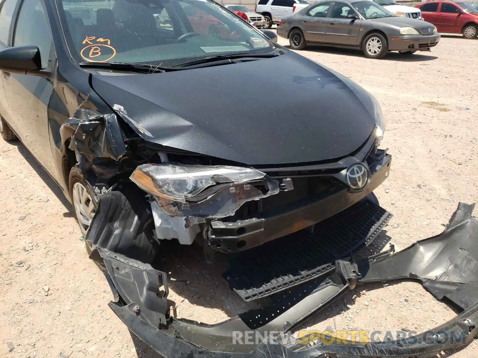 9 Photograph of a damaged car 5YFBURHE4KP894921 TOYOTA COROLLA 2019