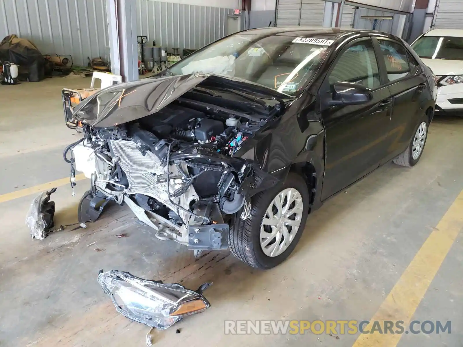 2 Photograph of a damaged car 5YFBURHE4KP895079 TOYOTA COROLLA 2019