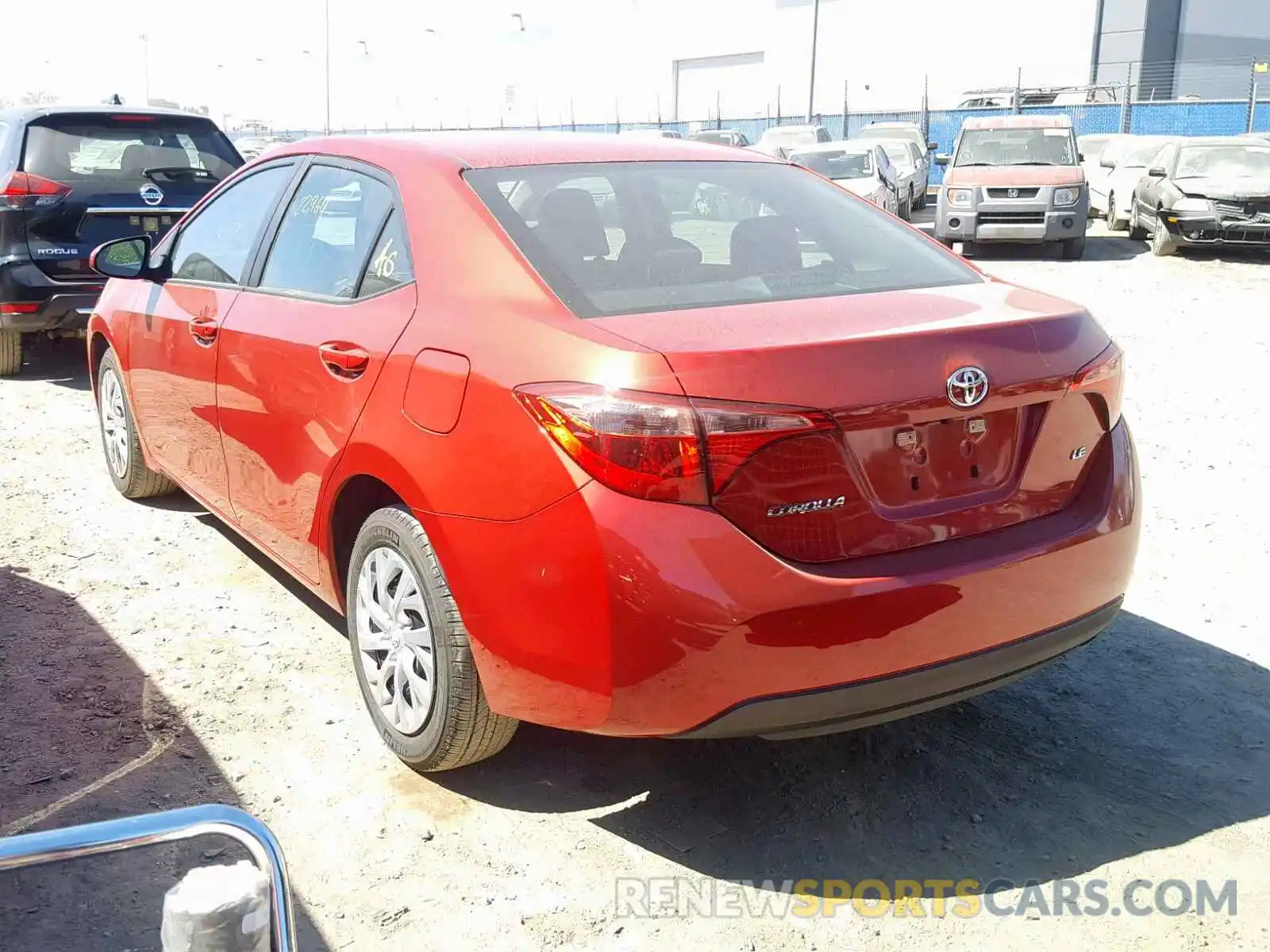 3 Photograph of a damaged car 5YFBURHE4KP895101 TOYOTA COROLLA 2019