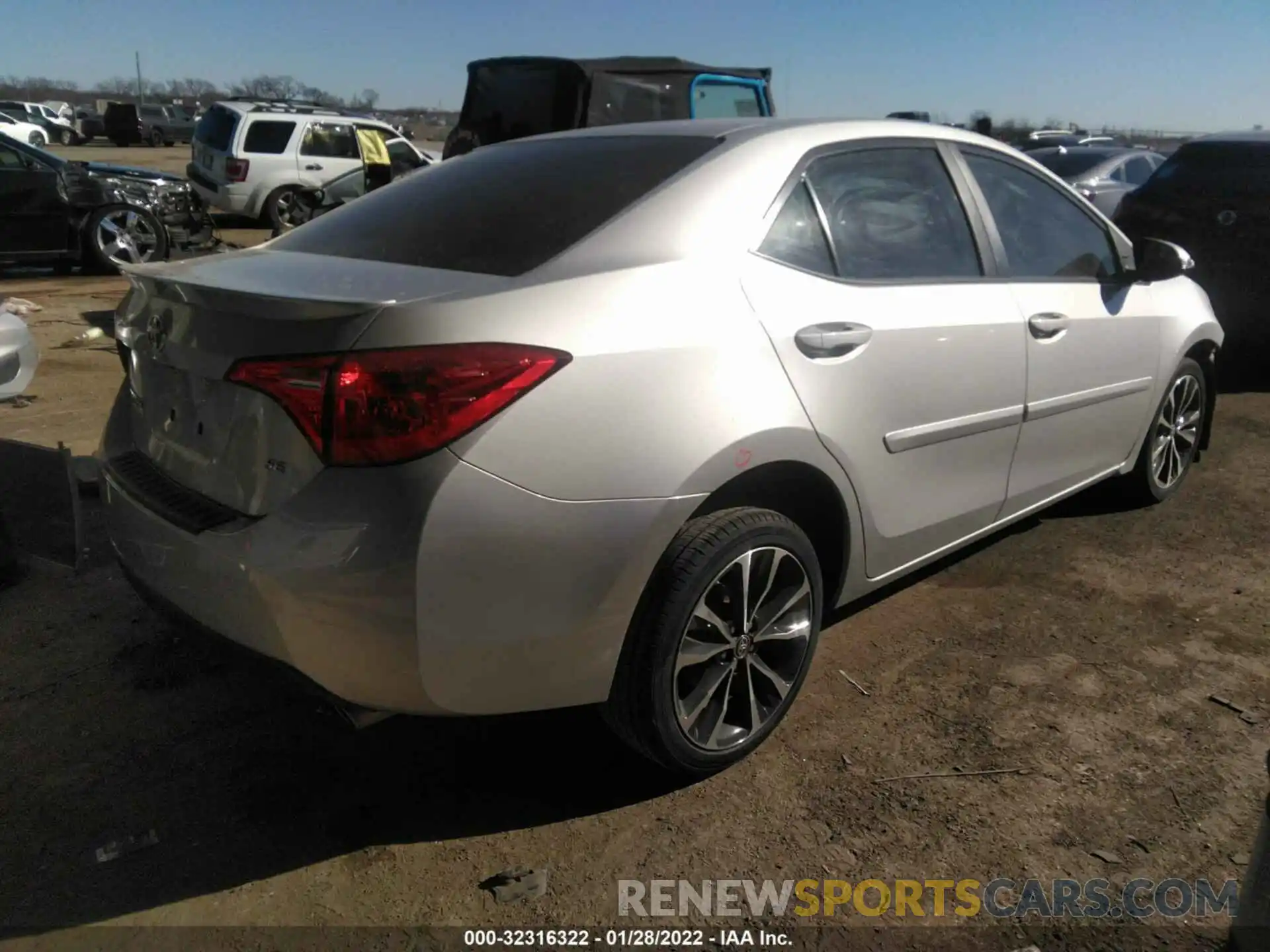 4 Photograph of a damaged car 5YFBURHE4KP895132 TOYOTA COROLLA 2019