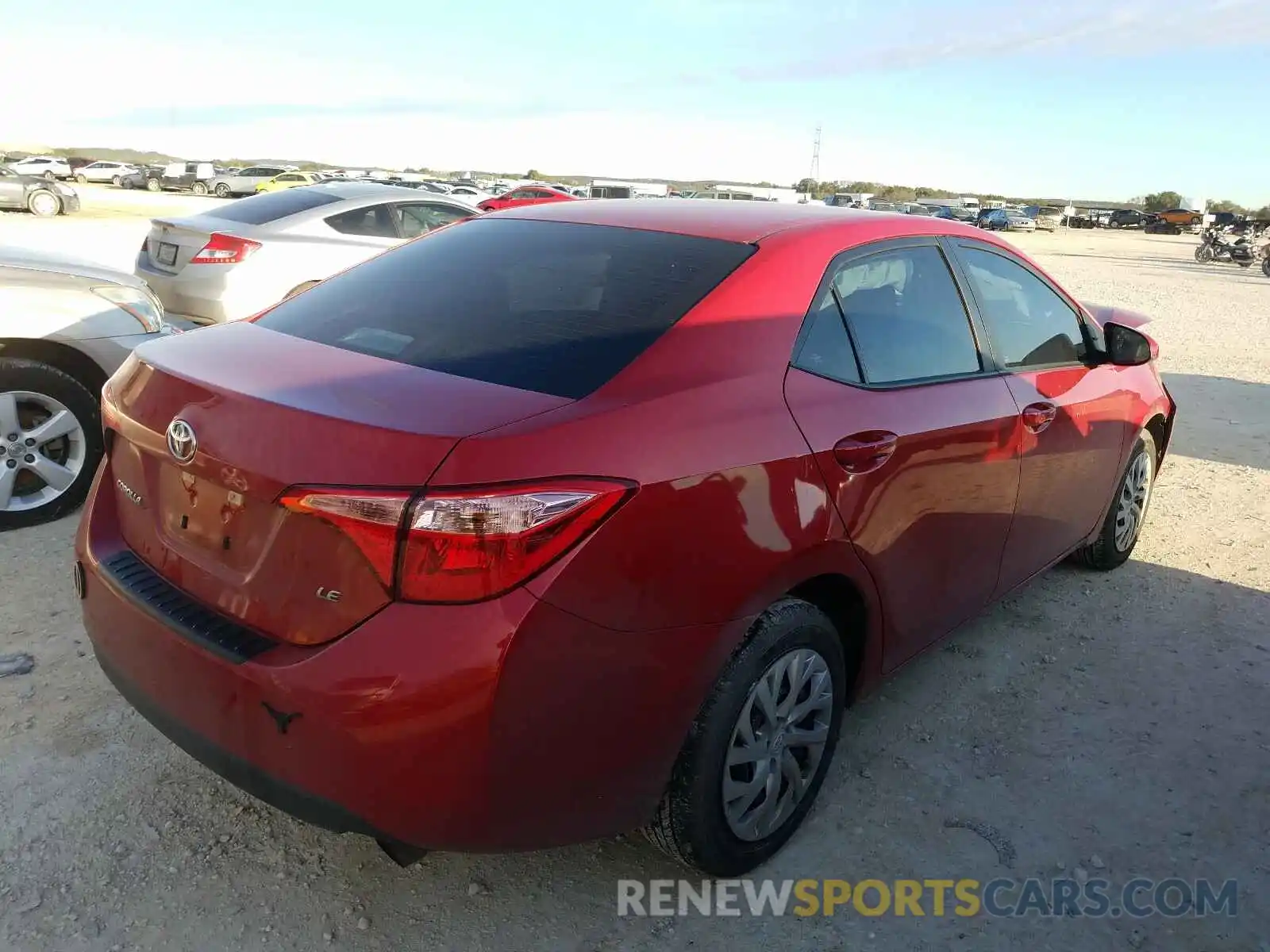 4 Photograph of a damaged car 5YFBURHE4KP895762 TOYOTA COROLLA 2019