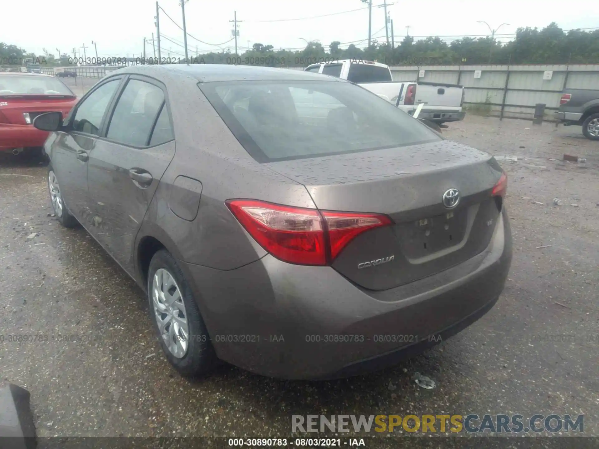 3 Photograph of a damaged car 5YFBURHE4KP895910 TOYOTA COROLLA 2019