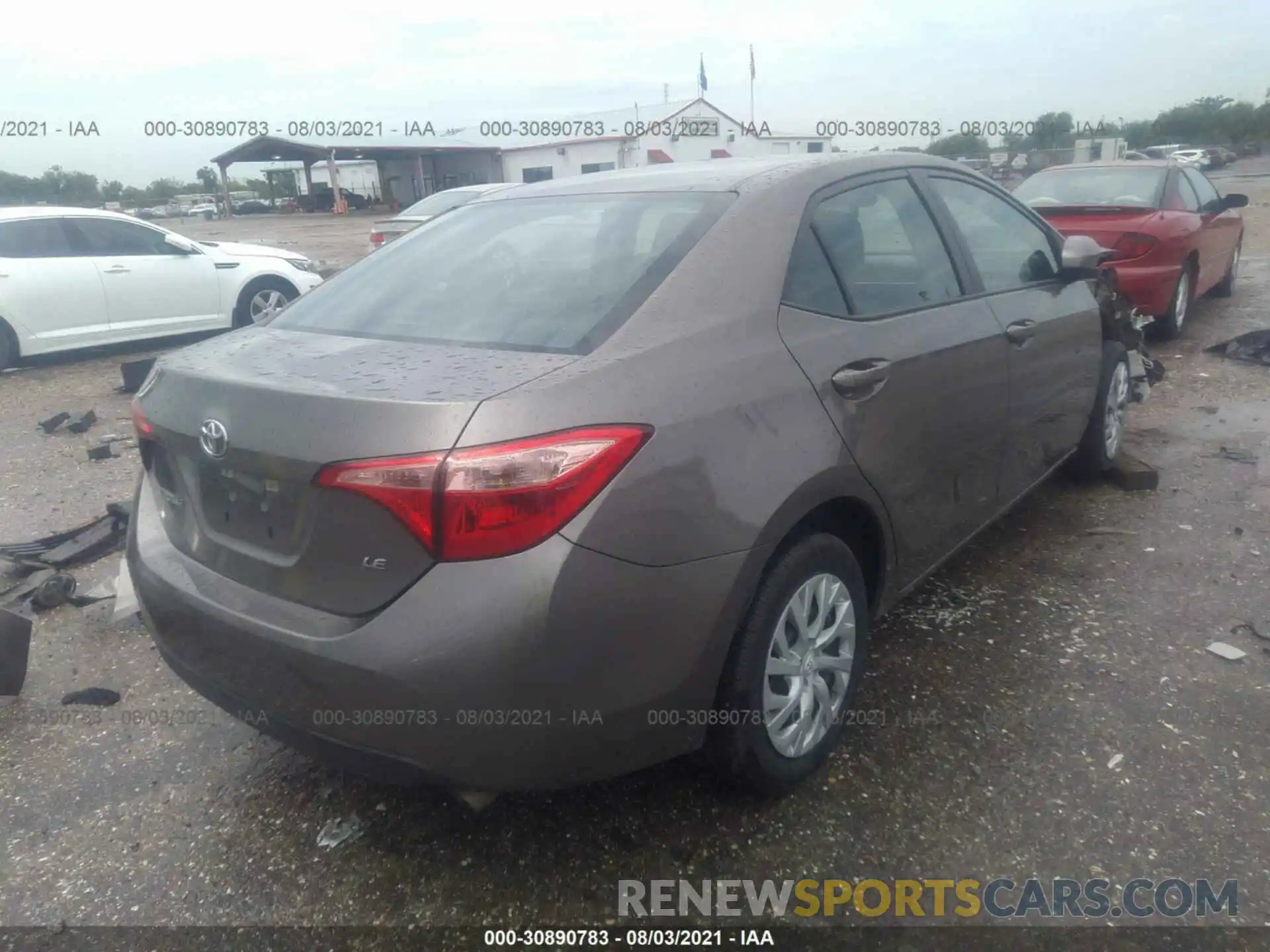 4 Photograph of a damaged car 5YFBURHE4KP895910 TOYOTA COROLLA 2019