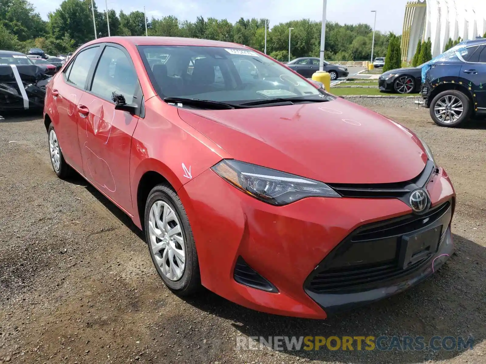 1 Photograph of a damaged car 5YFBURHE4KP895969 TOYOTA COROLLA 2019