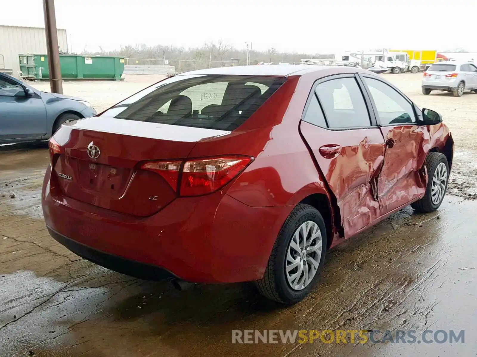 4 Photograph of a damaged car 5YFBURHE4KP896099 TOYOTA COROLLA 2019