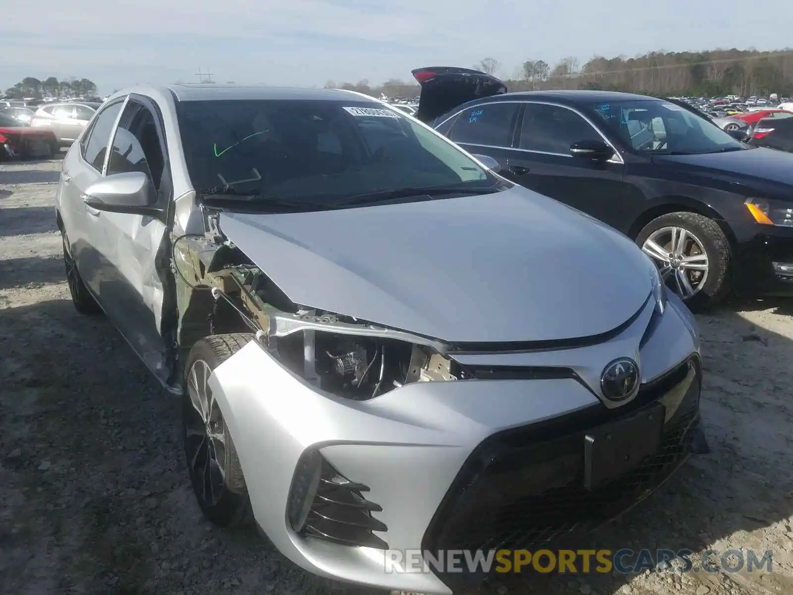 1 Photograph of a damaged car 5YFBURHE4KP896104 TOYOTA COROLLA 2019