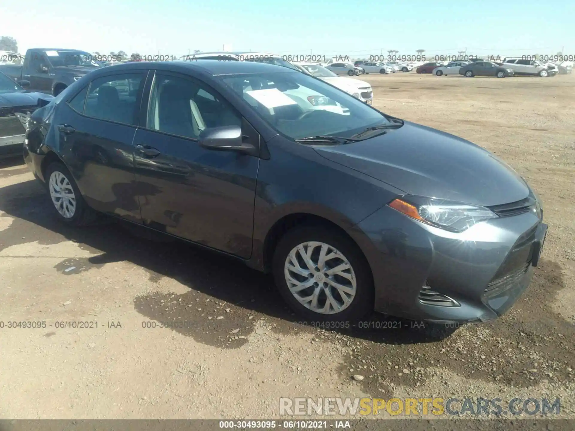 1 Photograph of a damaged car 5YFBURHE4KP896152 TOYOTA COROLLA 2019