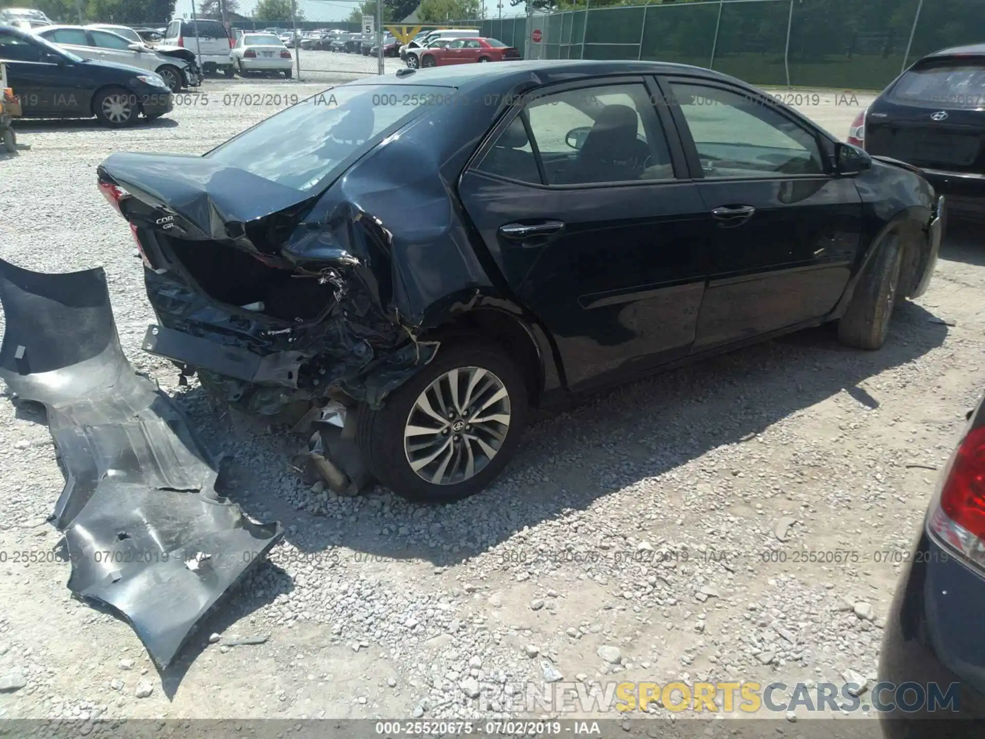 4 Photograph of a damaged car 5YFBURHE4KP896281 TOYOTA COROLLA 2019