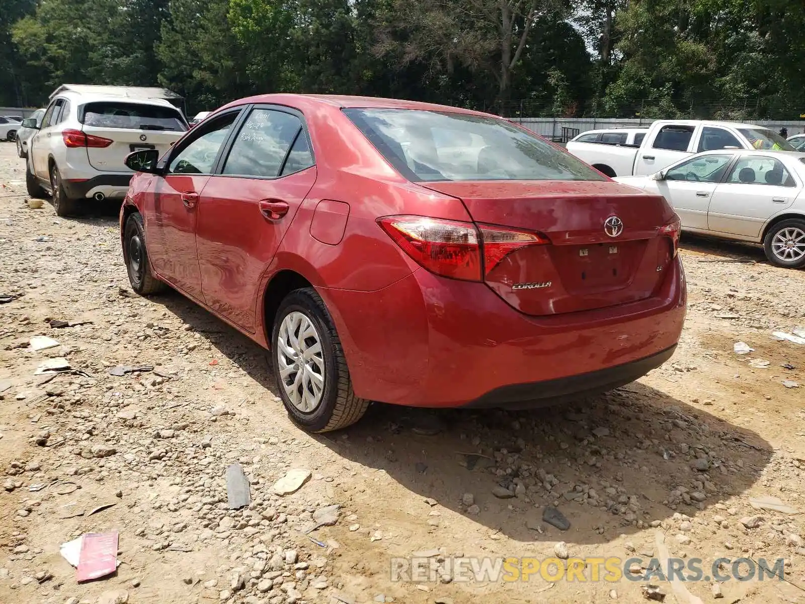 3 Photograph of a damaged car 5YFBURHE4KP896538 TOYOTA COROLLA 2019