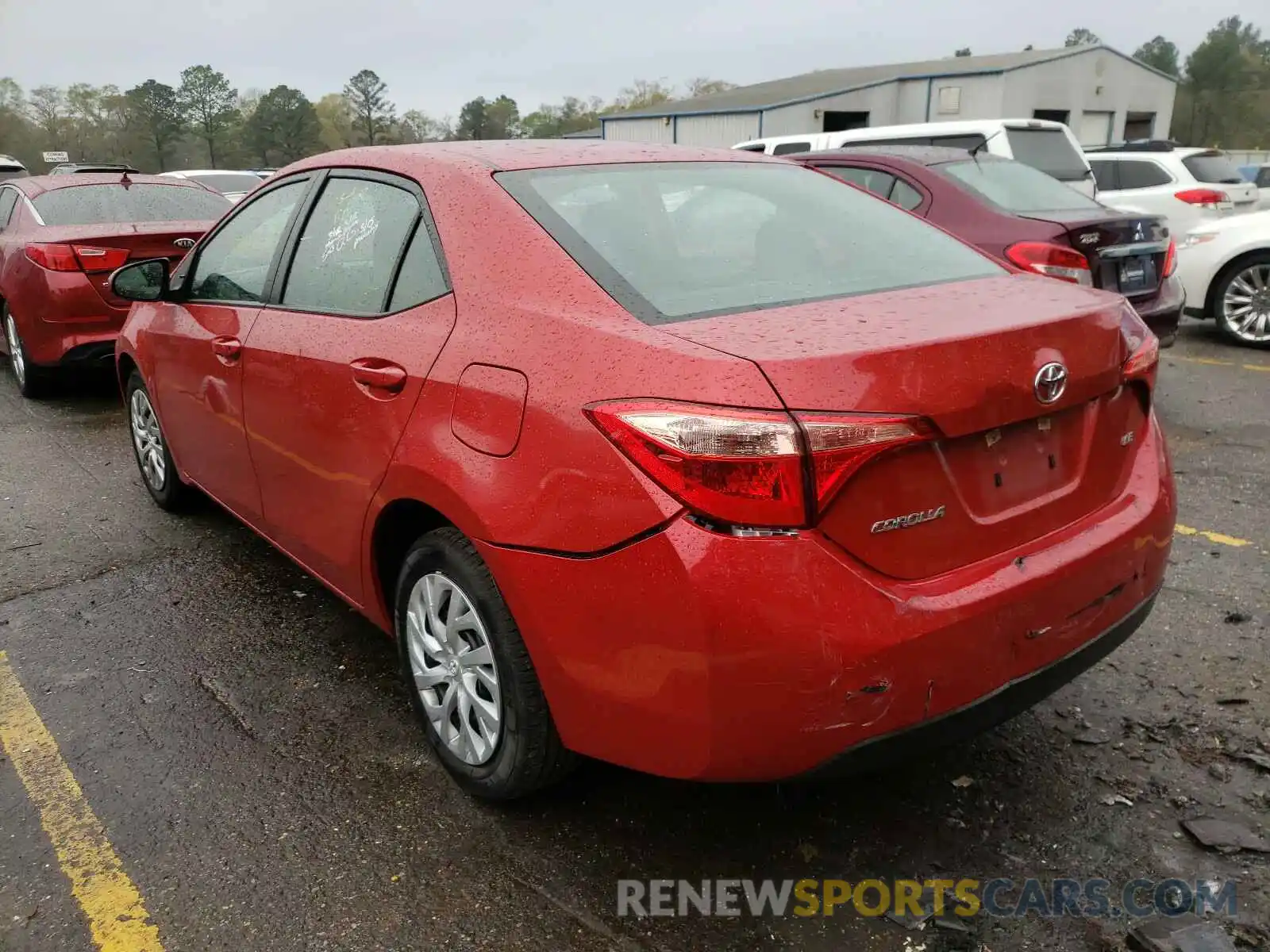 3 Photograph of a damaged car 5YFBURHE4KP897172 TOYOTA COROLLA 2019