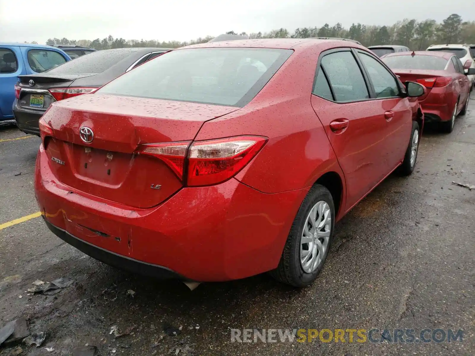 4 Photograph of a damaged car 5YFBURHE4KP897172 TOYOTA COROLLA 2019