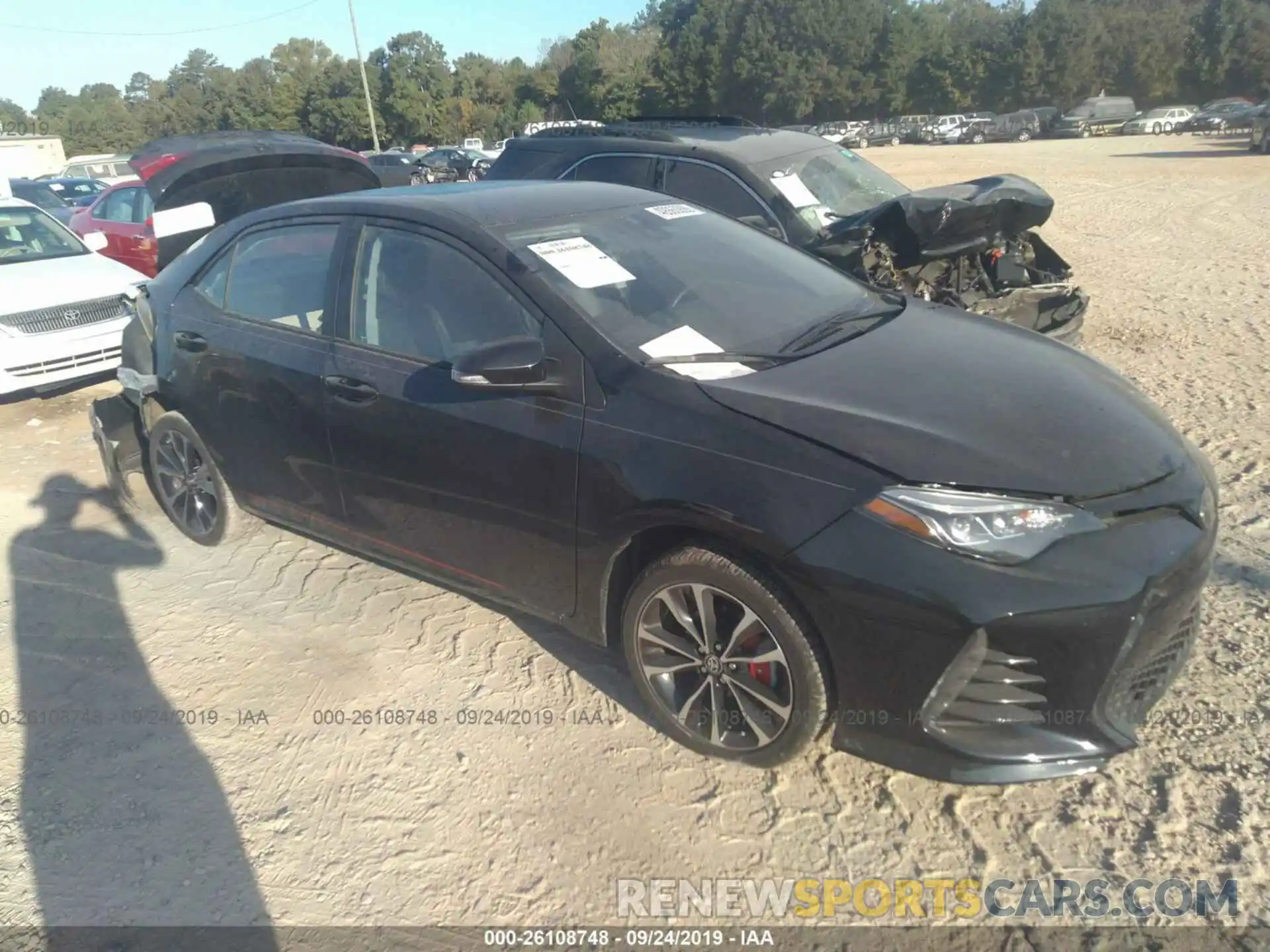 1 Photograph of a damaged car 5YFBURHE4KP897205 TOYOTA COROLLA 2019