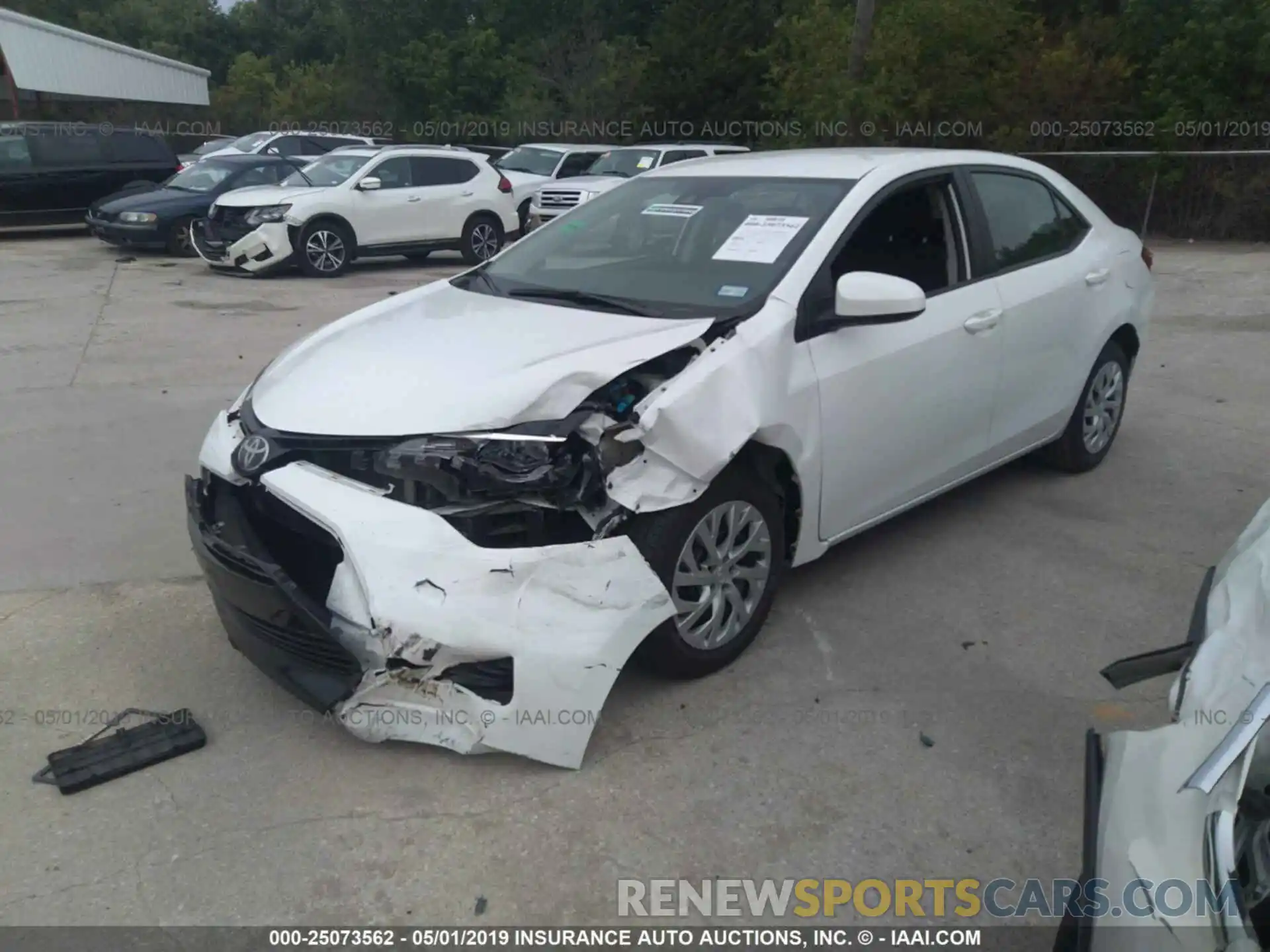 2 Photograph of a damaged car 5YFBURHE4KP897222 TOYOTA COROLLA 2019