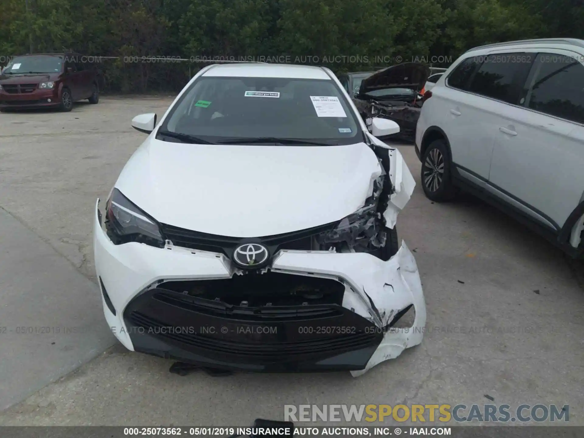 6 Photograph of a damaged car 5YFBURHE4KP897222 TOYOTA COROLLA 2019