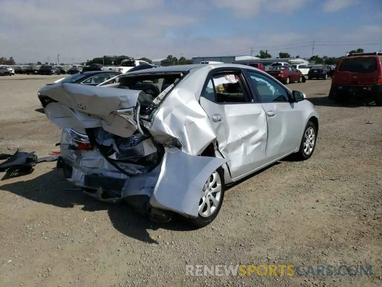 4 Photograph of a damaged car 5YFBURHE4KP897317 TOYOTA COROLLA 2019